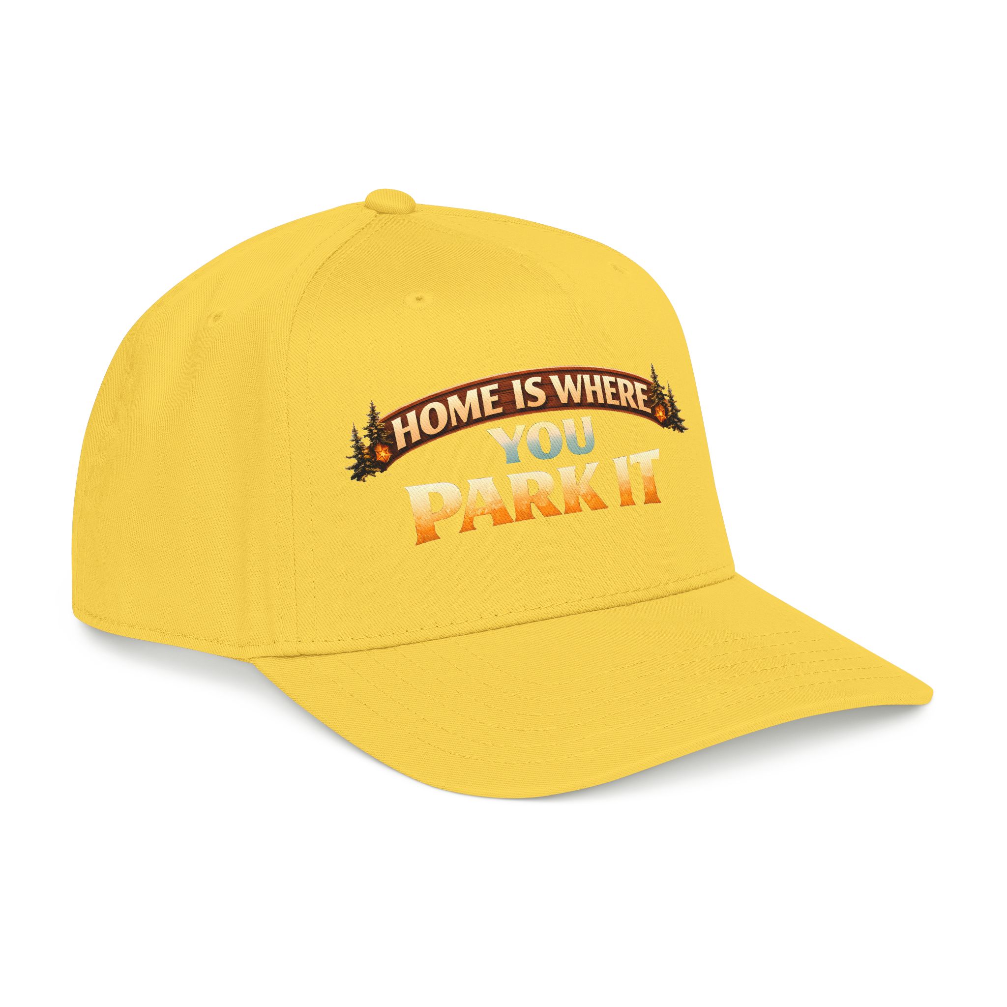 Baseball Cap - "Home Is Where You Park It" Design Scenic-Line