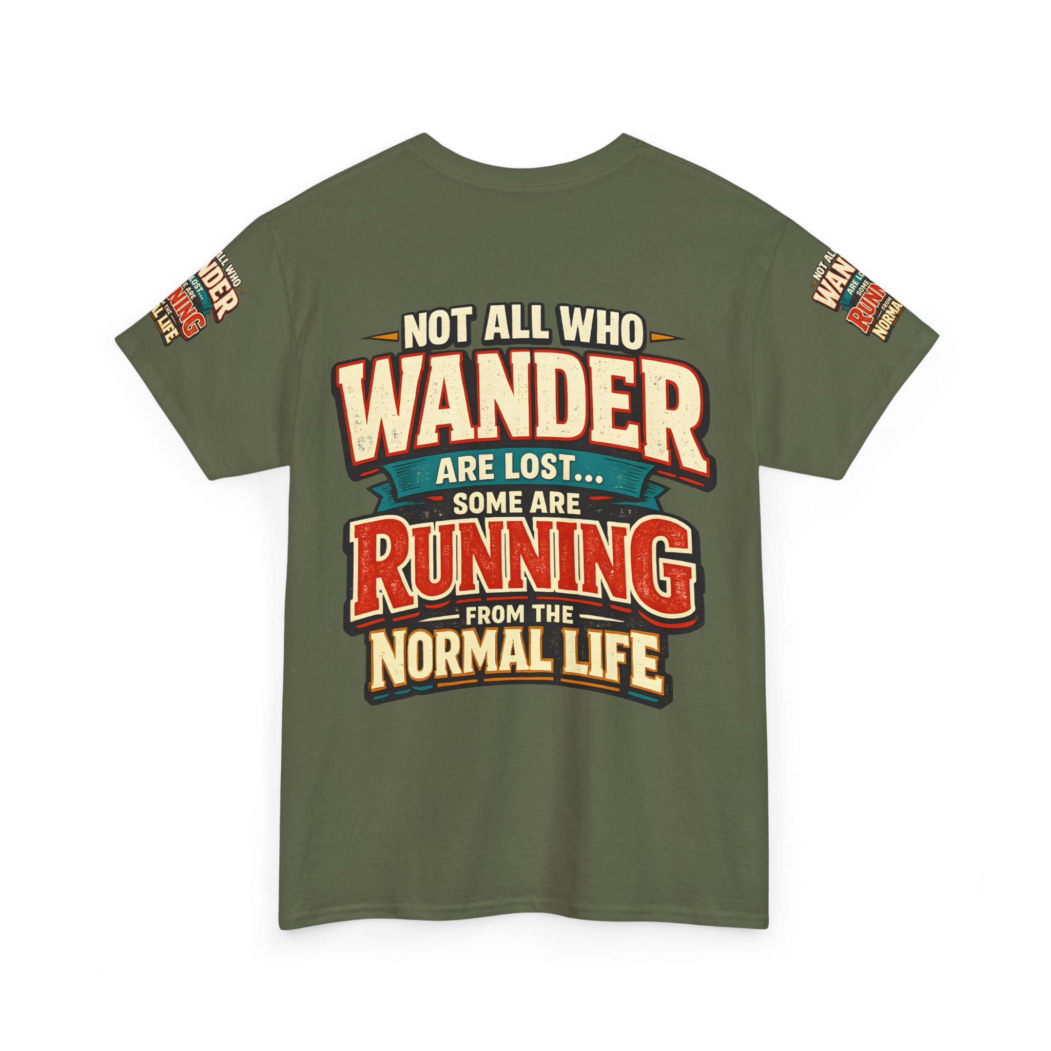 10076197745604165882_2048.jpeg Unisex Heavy Cotton Tee — "Not All Who Wander Are Lost" Design F**K-Line