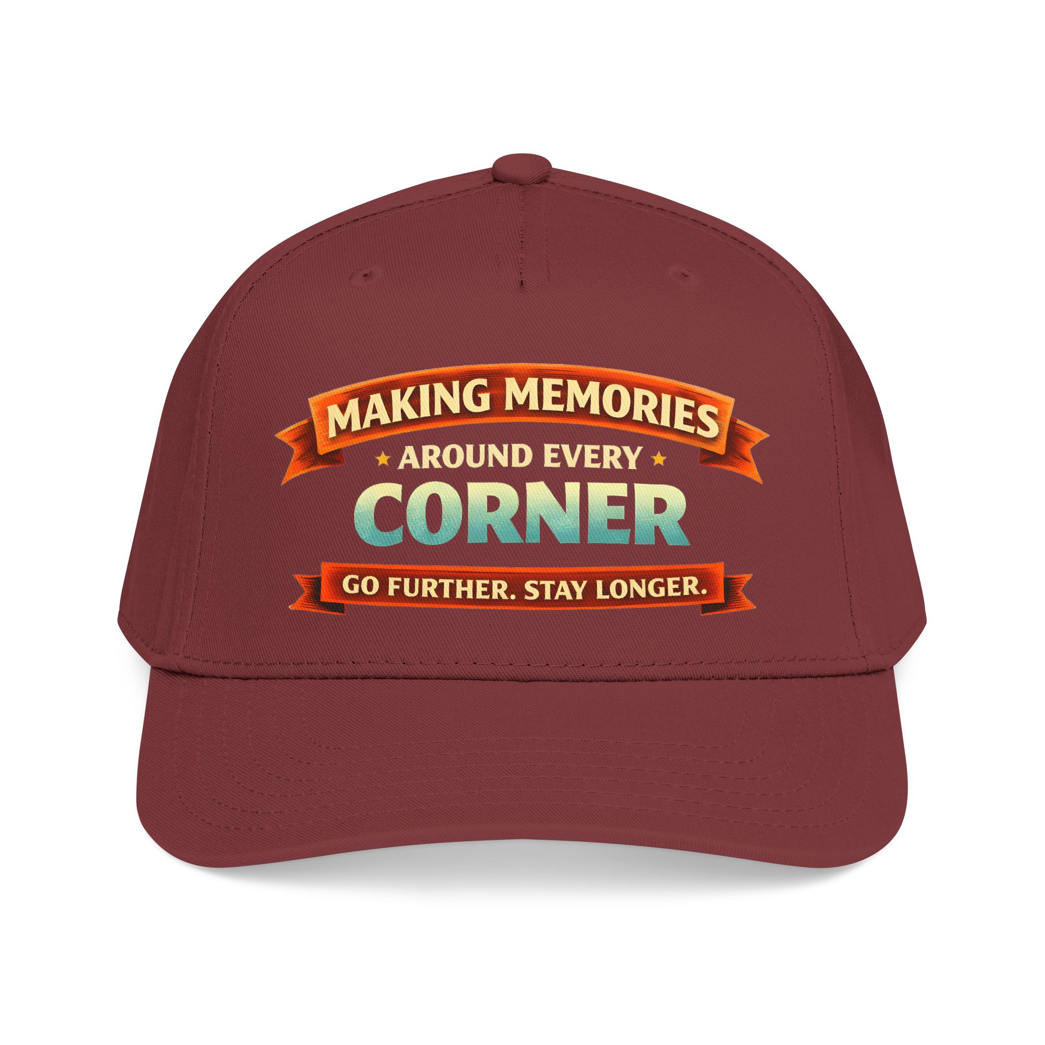 Baseball Cap - "Making Memories Around Every Corner" Design Scenic-Line