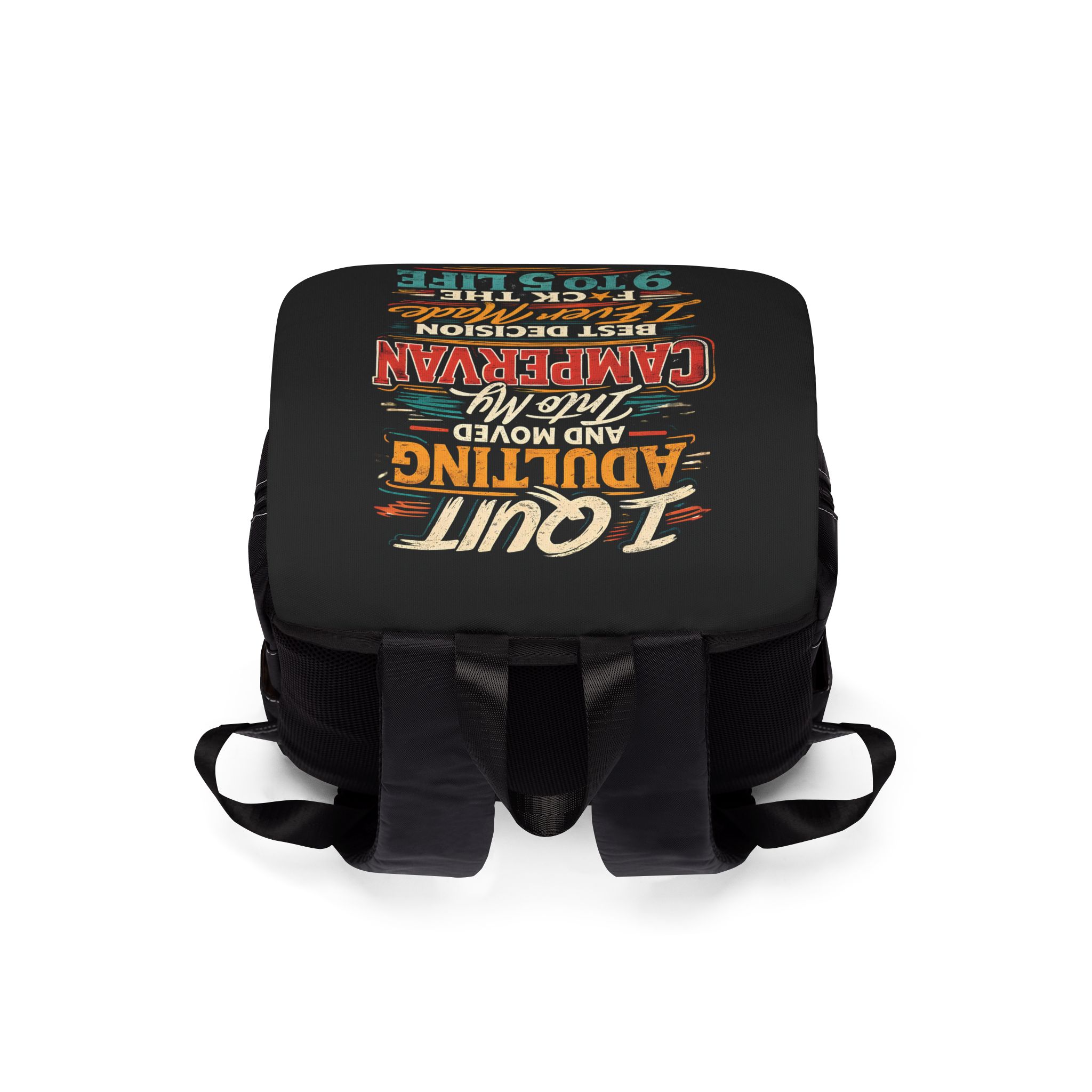 10081235905321986610_2048.jpeg Unisex Casual Shoulder Backpack — "I Quit Adulting" Design F**K-Line