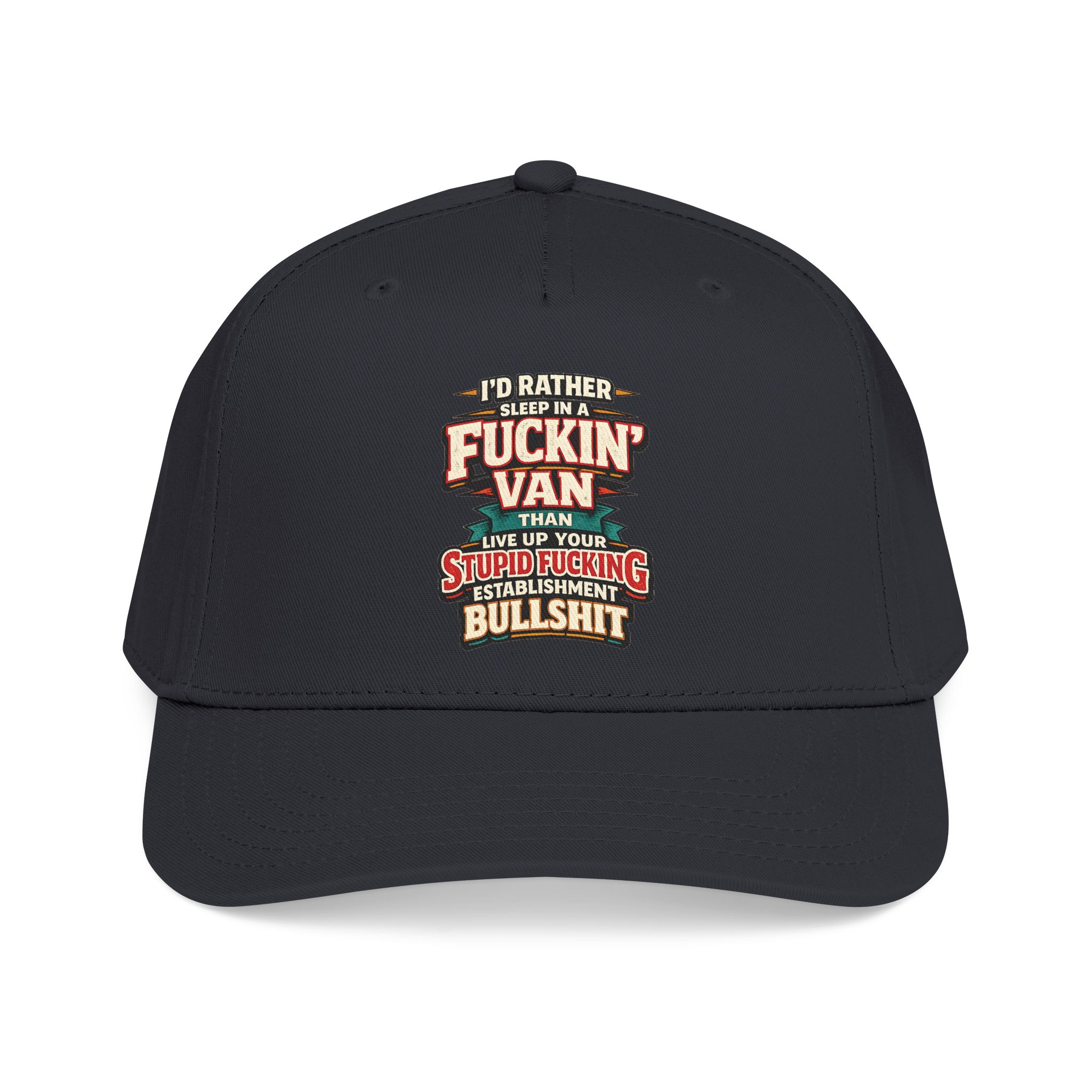Baseball Cap - "I´d Rather Sleep in A Fucking Van" Design F**K-Line