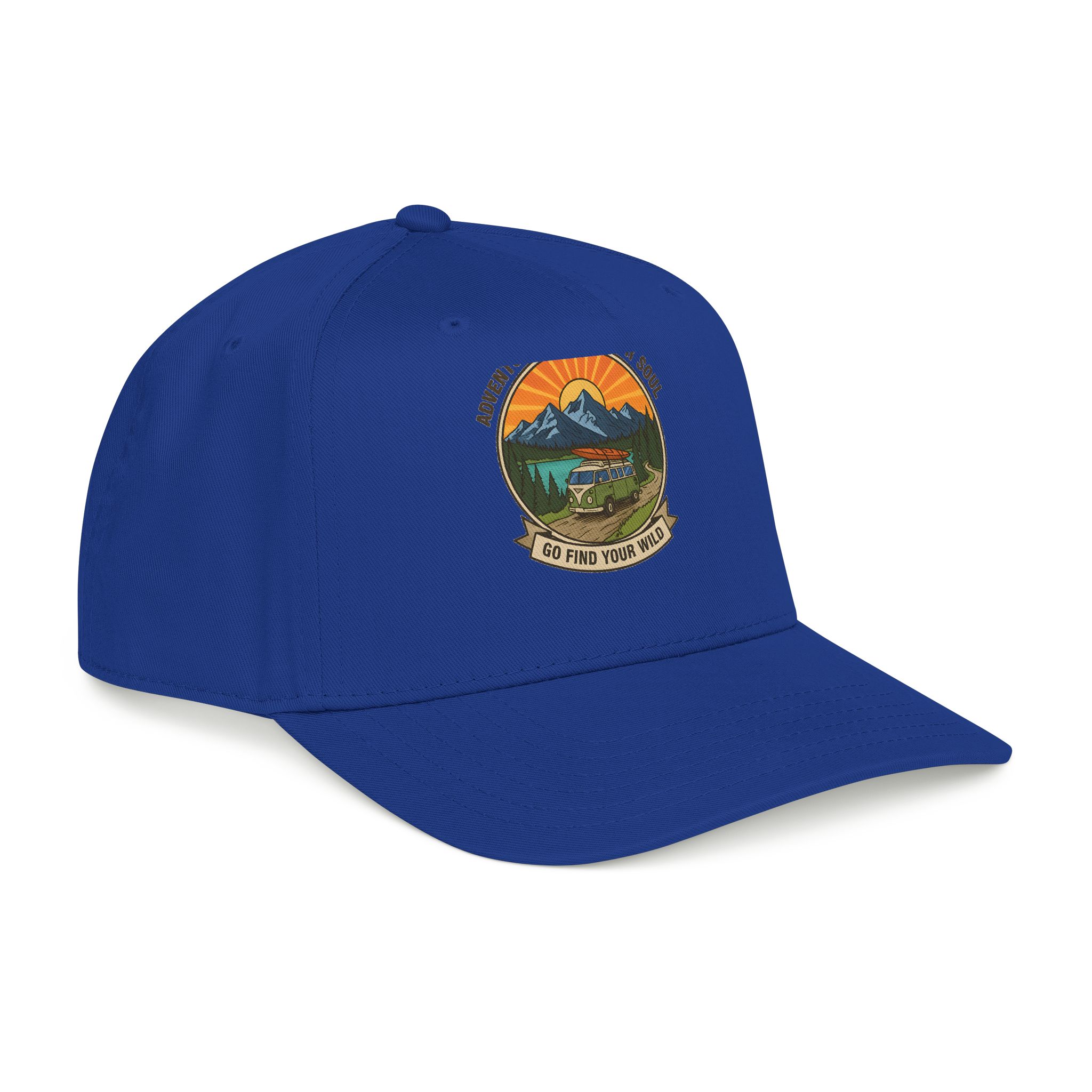Baseball Cap — "Go Find Your Wild" Outdoor Patch
