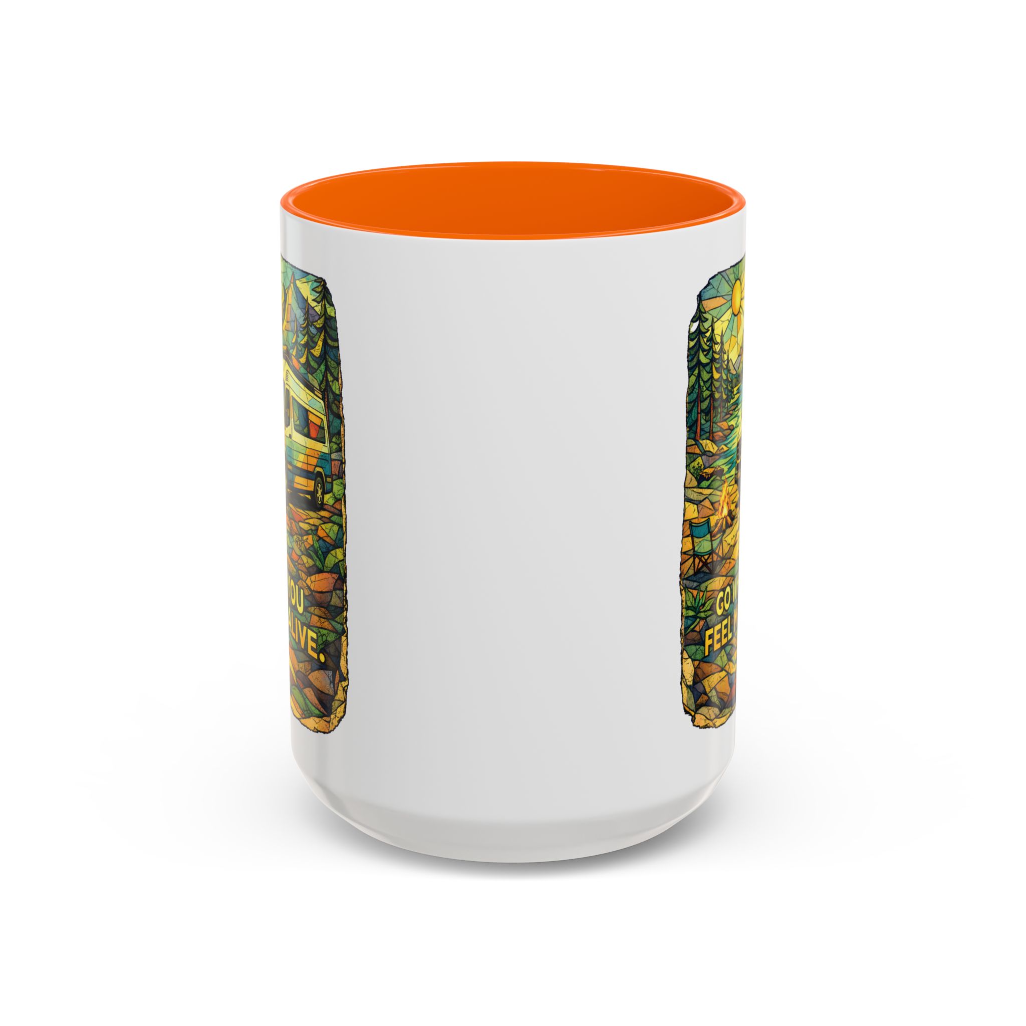 10112489334961311644_2048.jpeg Accent Coffee Mug (11, 15oz) — "Go Where You Feel Most Alive" Design Cubic-Line