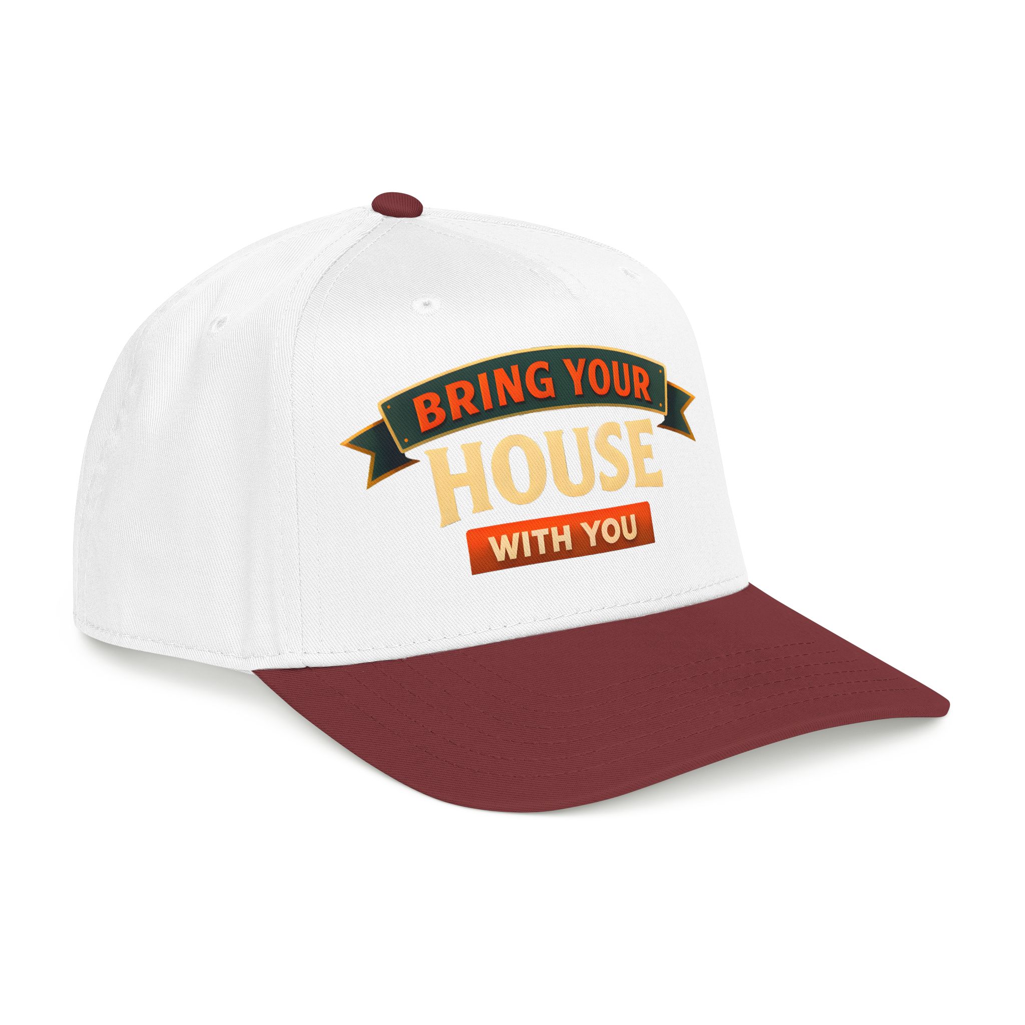 Baseball Cap - "Bring Your House With You" Design Scenic-Line