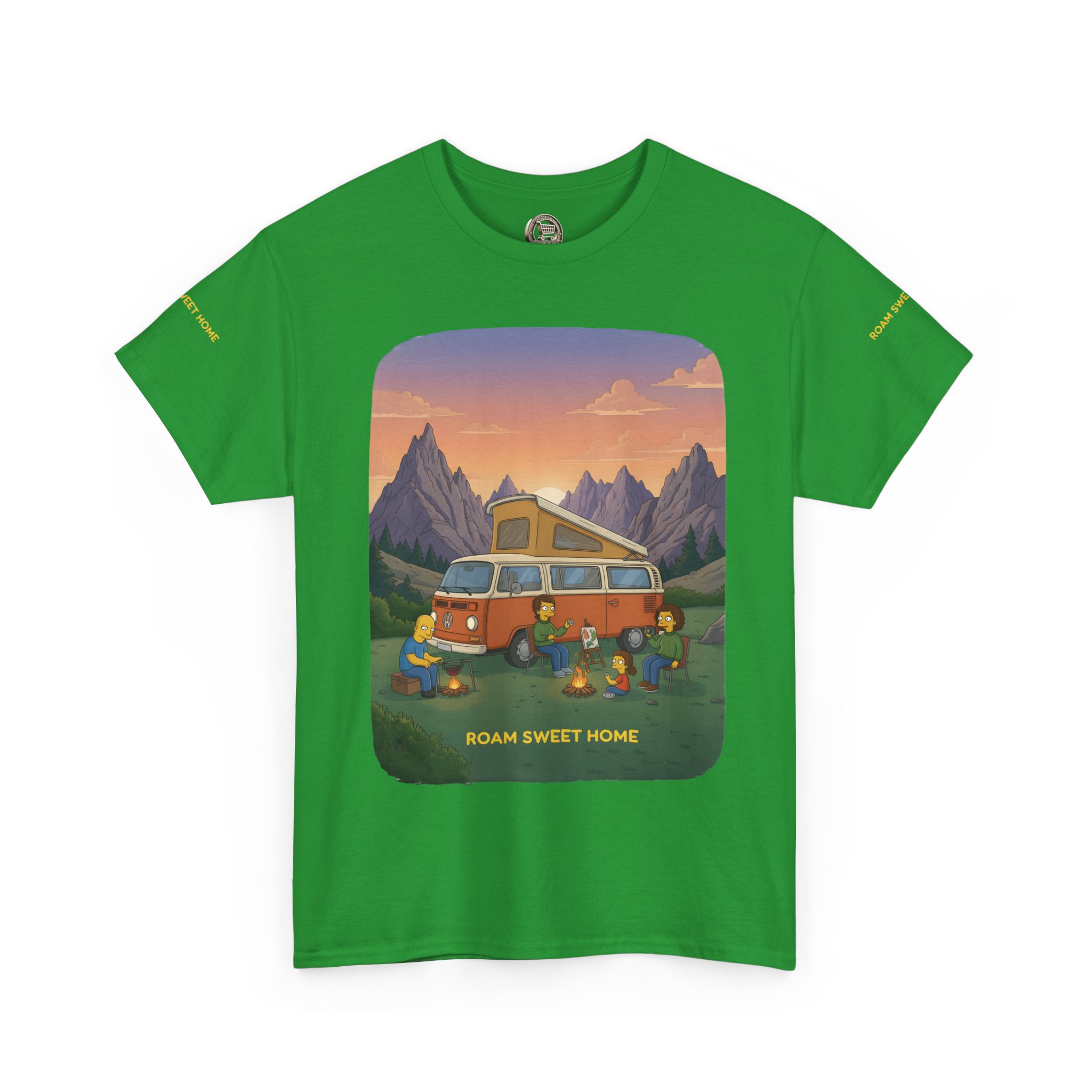 Unisex Heavy Cotton Tee — "Roam Sweet Home" Design Sitcom-Line