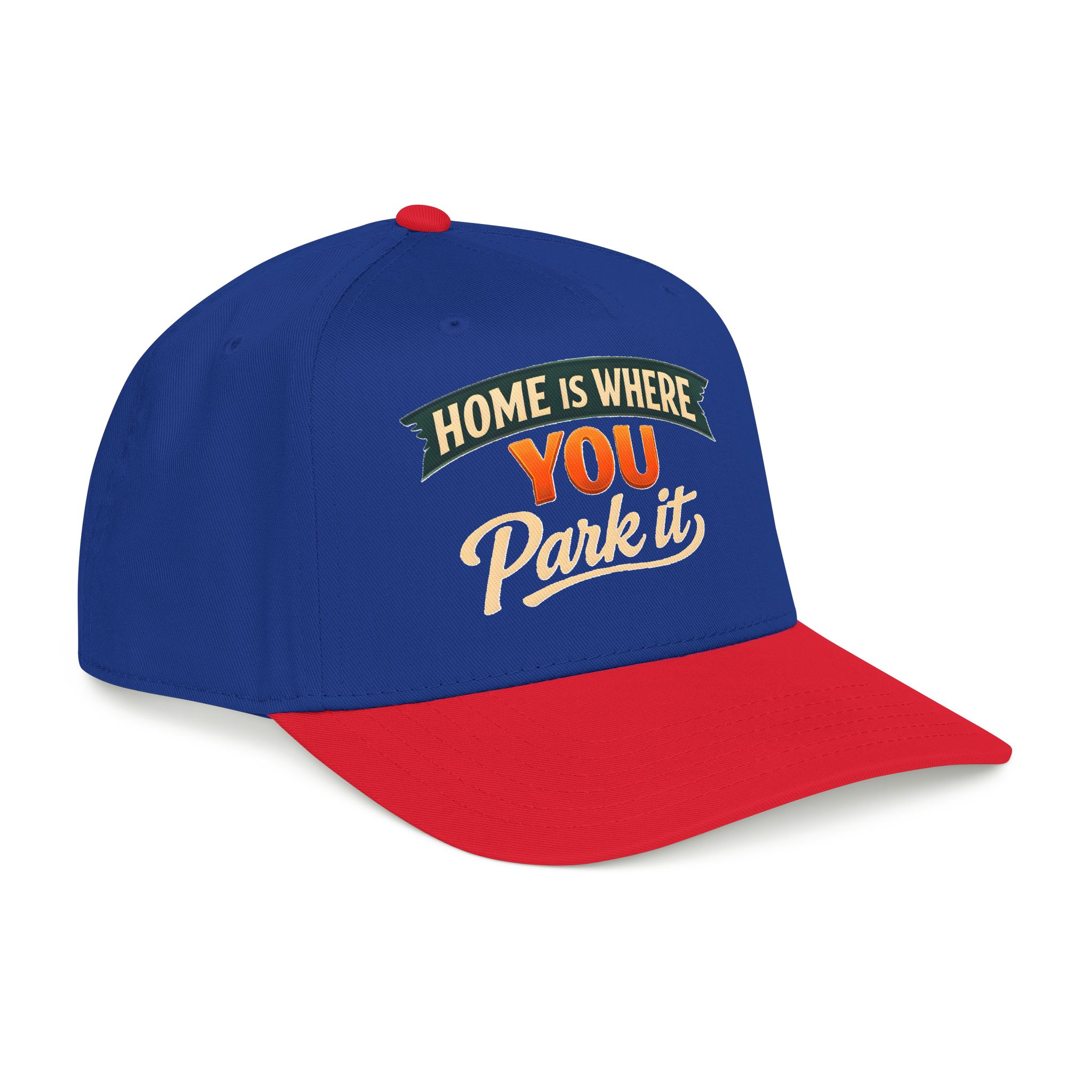 Baseball Cap - "Home Is where You Park It" Design Scenic-Line