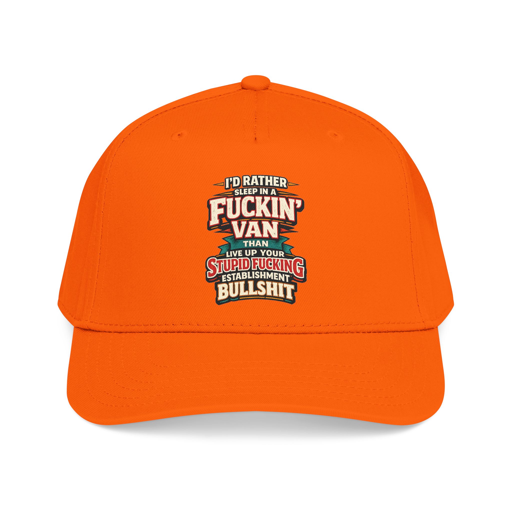 Baseball Cap - "I´d Rather Sleep in A Fucking Van" Design F**K-Line