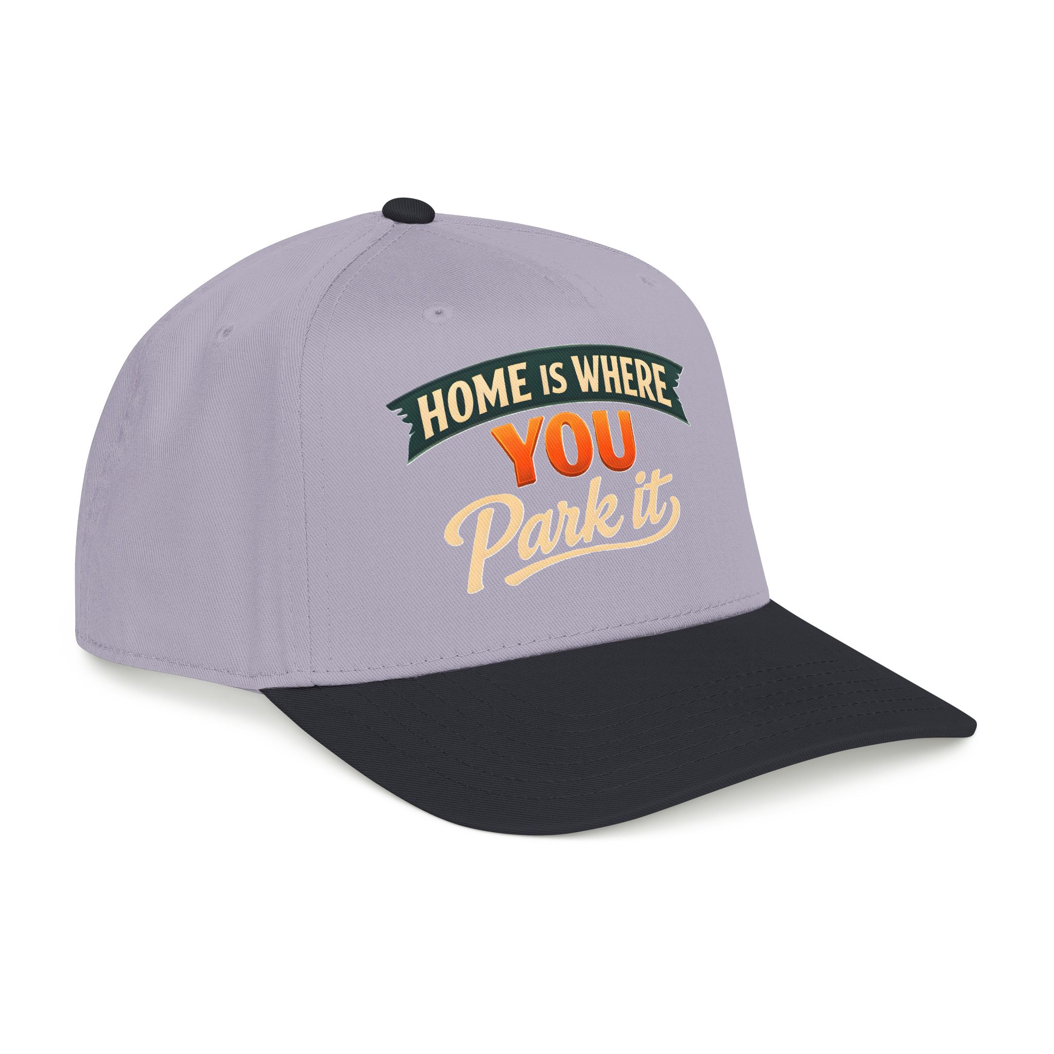 Baseball Cap - "Home Is where You Park It" Design Scenic-Line