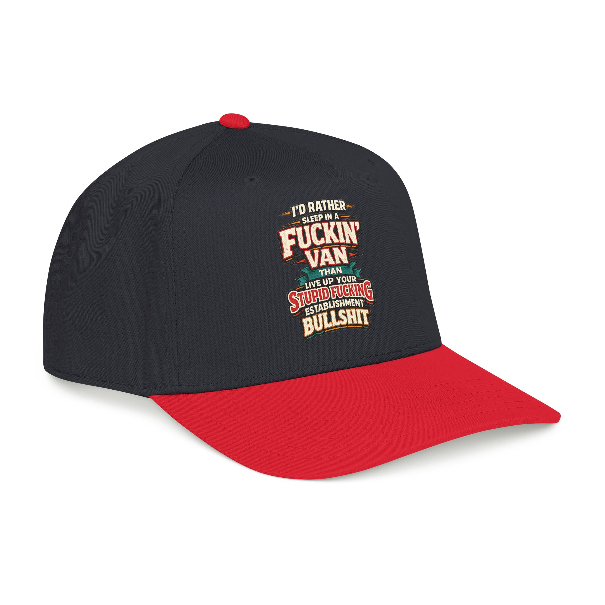Baseball Cap - "I´d Rather Sleep in A Fucking Van" Design F**K-Line