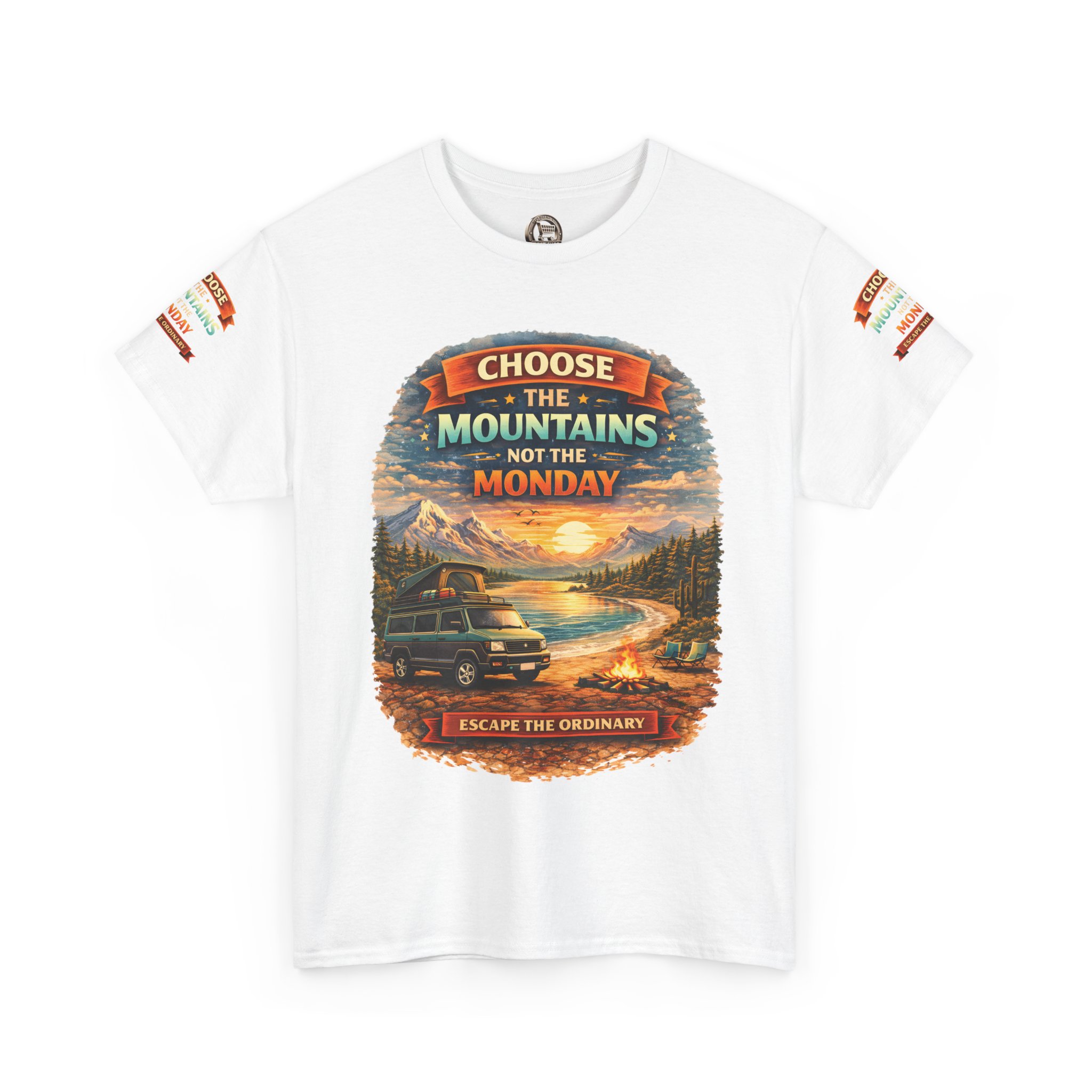 10161311193081593456_2048.jpeg Unisex Heavy Cotton Tee — "Choose The Mountens" Design Scenic-Line