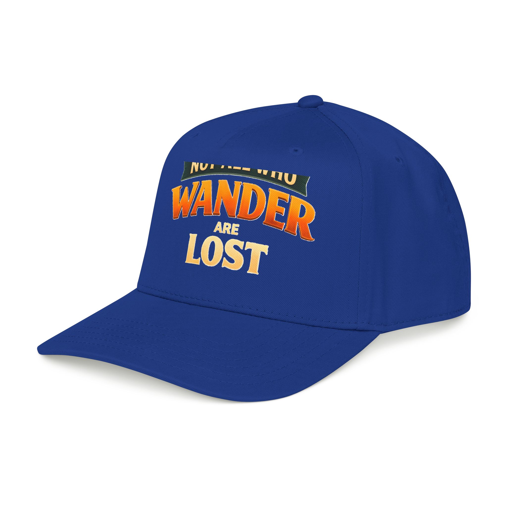 Baseball Cap - "Not All Who Wander Are Lost" Design Scenic-Line