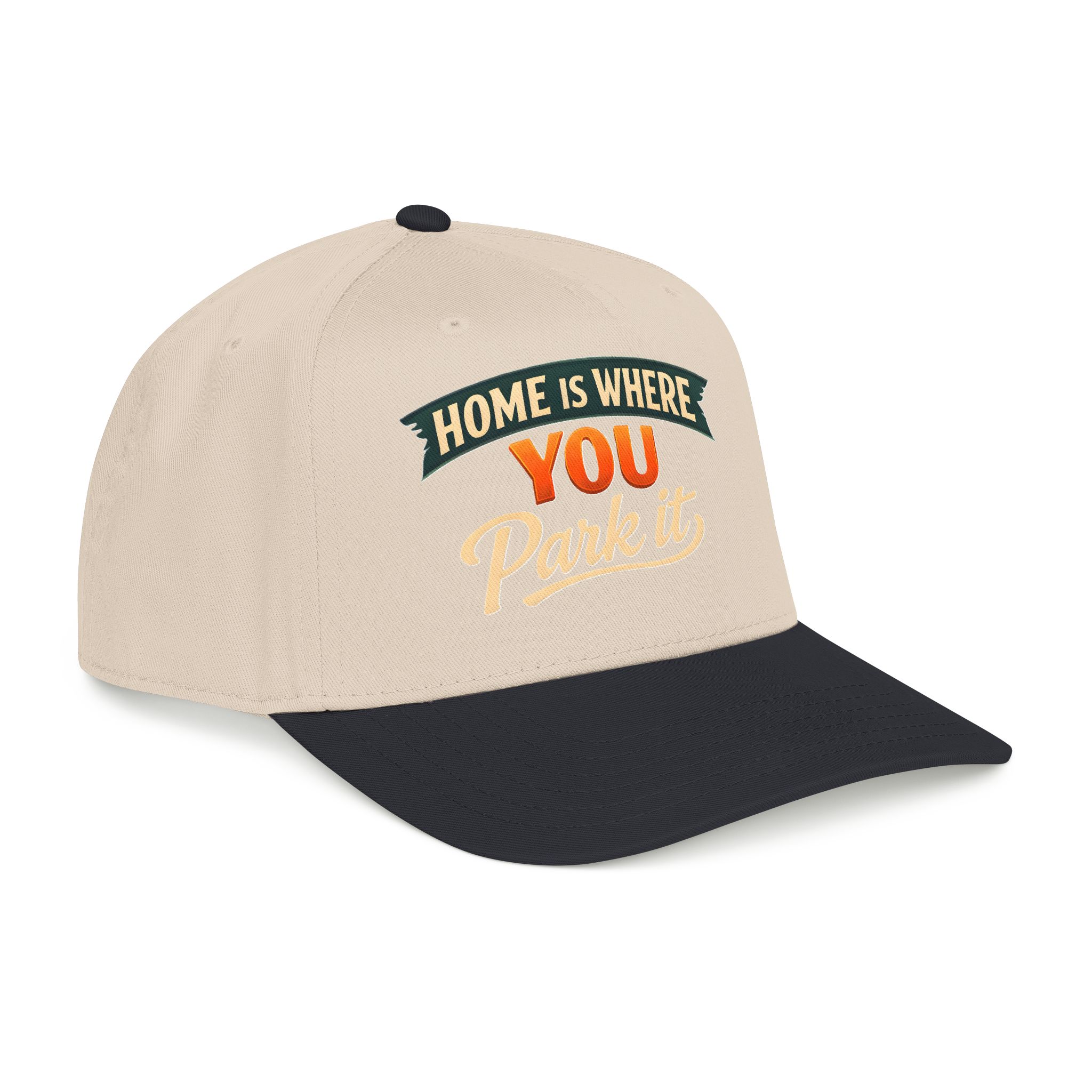 Baseball Cap - "Home Is where You Park It" Design Scenic-Line