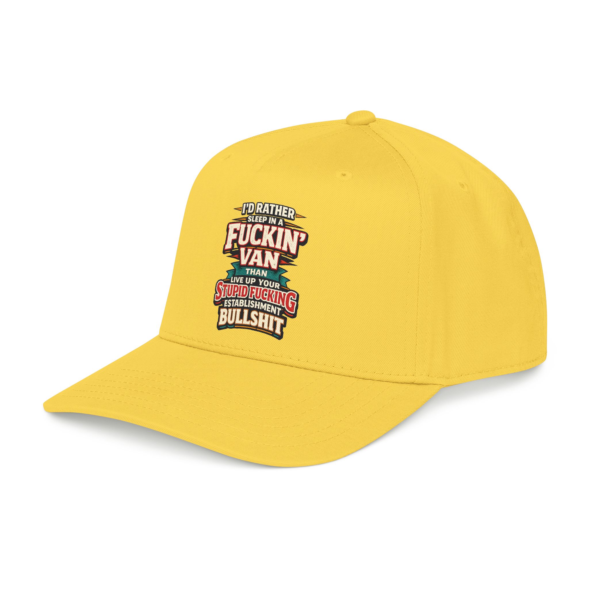 Baseball Cap - "I´d Rather Sleep in A Fucking Van" Design F**K-Line