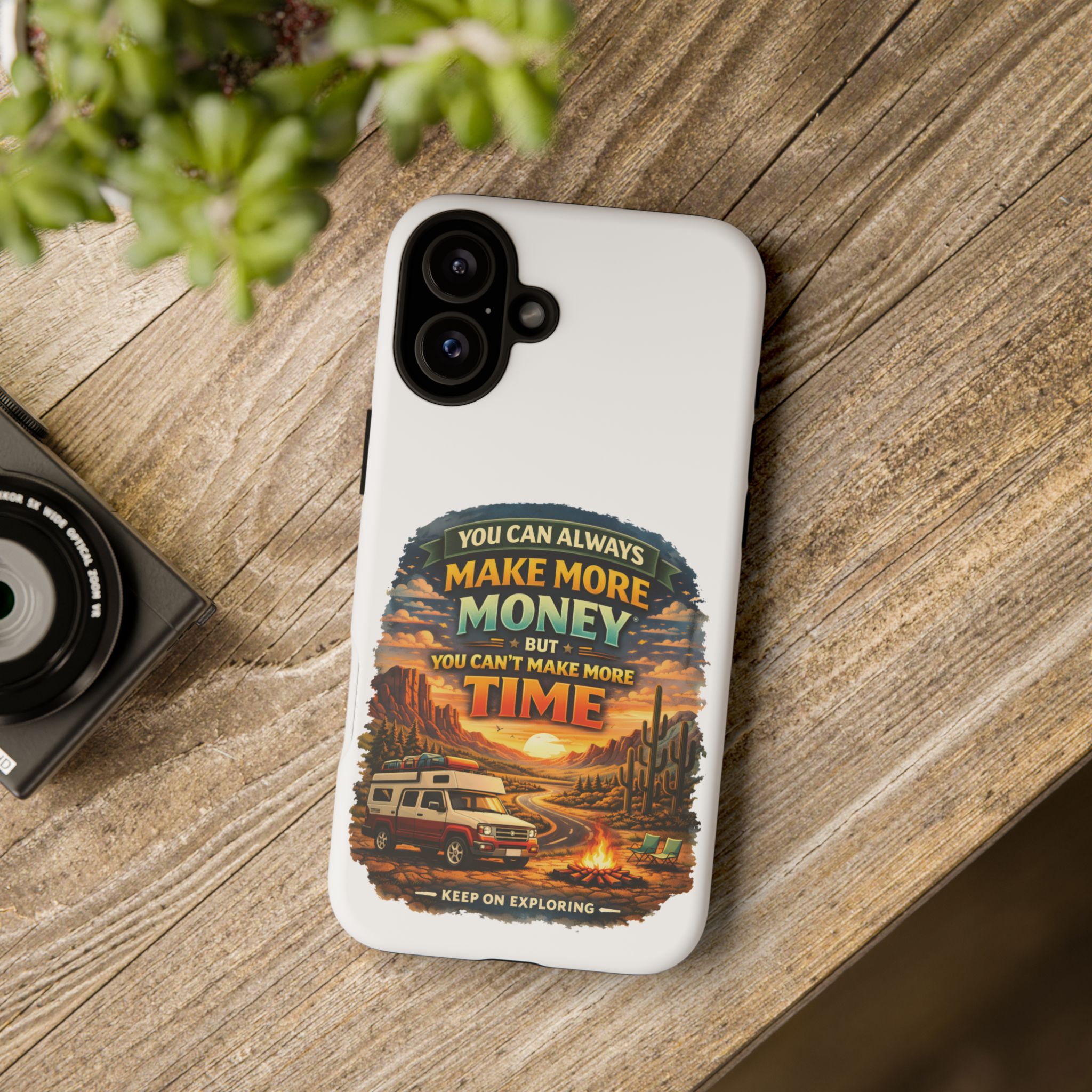 Phone Case — "You Can Always Make Money" (Design Scenic-Line)