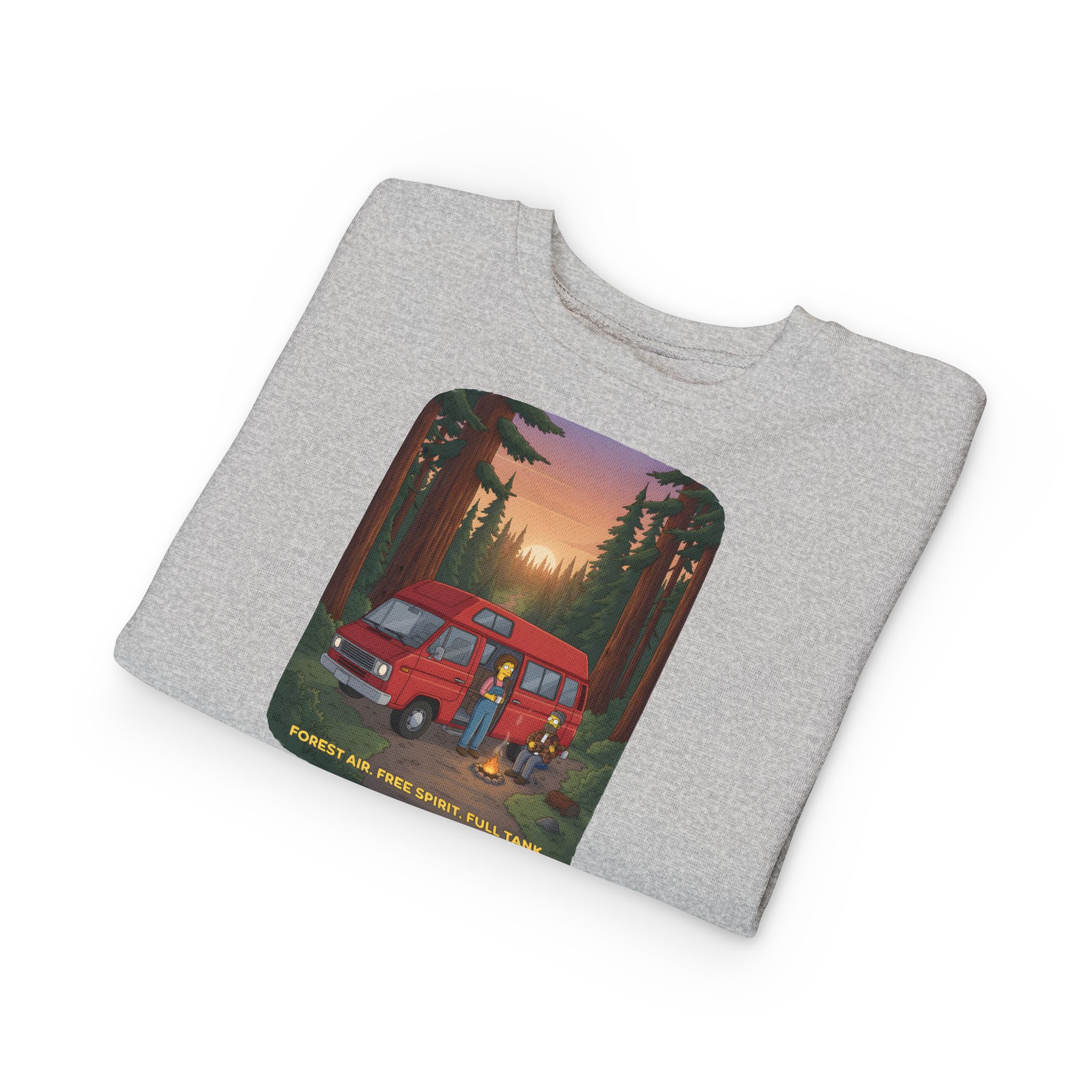 10196301452935159574_2048-1.jpeg Toddler Sweatshirt - "Forest Air Free Spirit Full Tank" (Design Sitcom-Line)