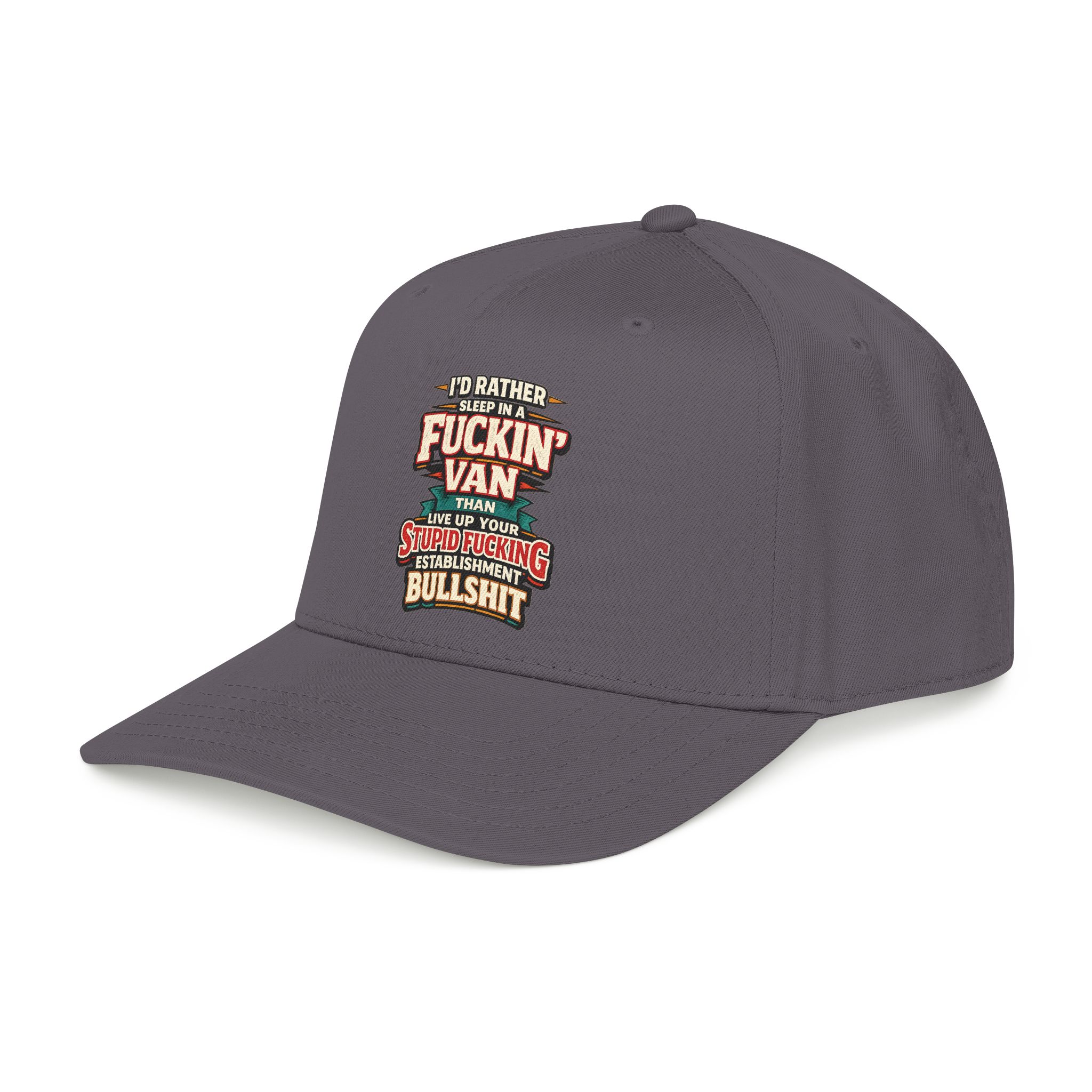 Baseball Cap - "I´d Rather Sleep in A Fucking Van" Design F**K-Line