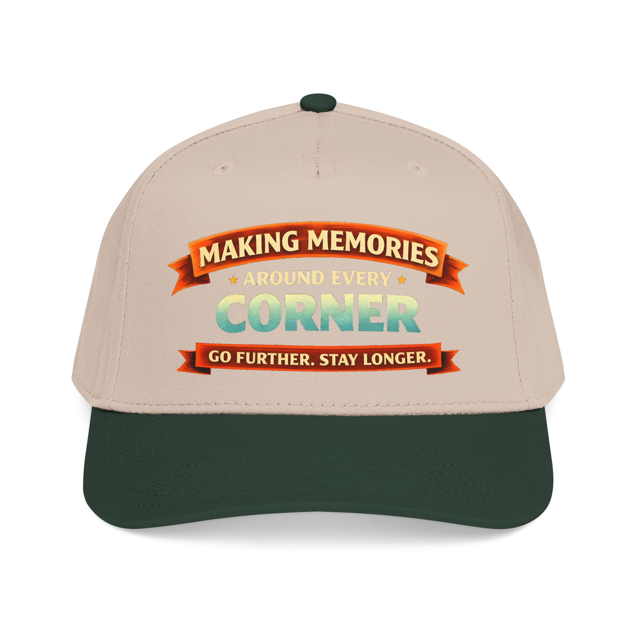 Baseball Cap - "Making Memories Around Every Corner" Design Scenic-Line