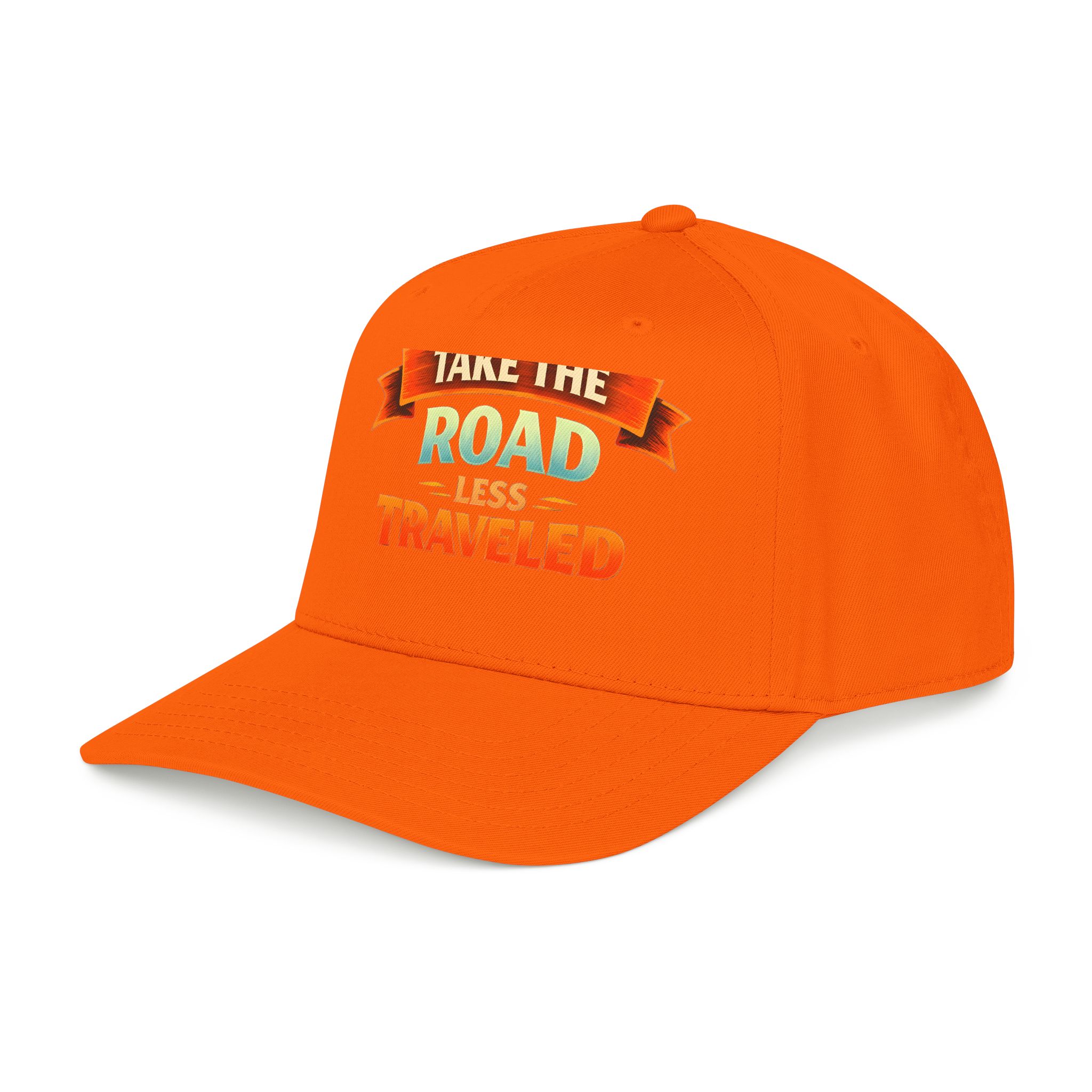 Baseball Cap - "Take The Road Less Traveled" Design Scenic-Line