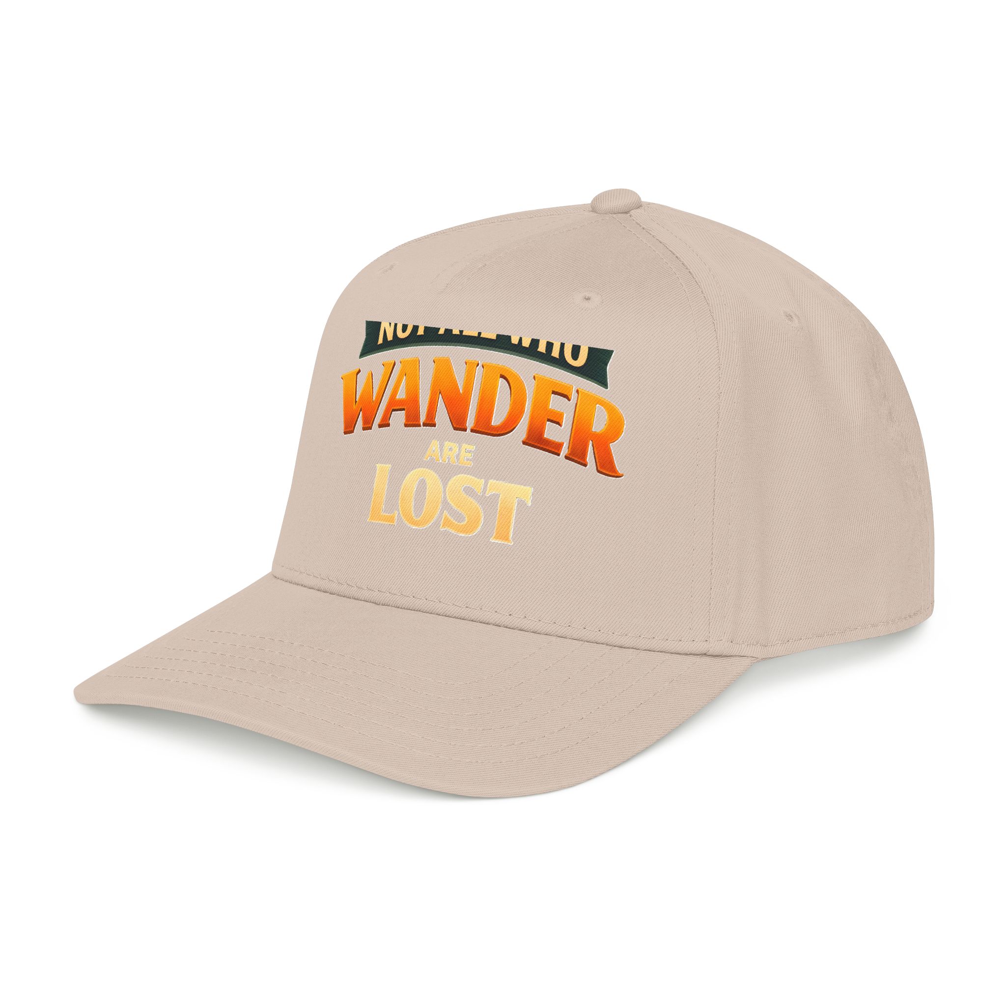 Baseball Cap - "Not All Who Wander Are Lost" Design Scenic-Line