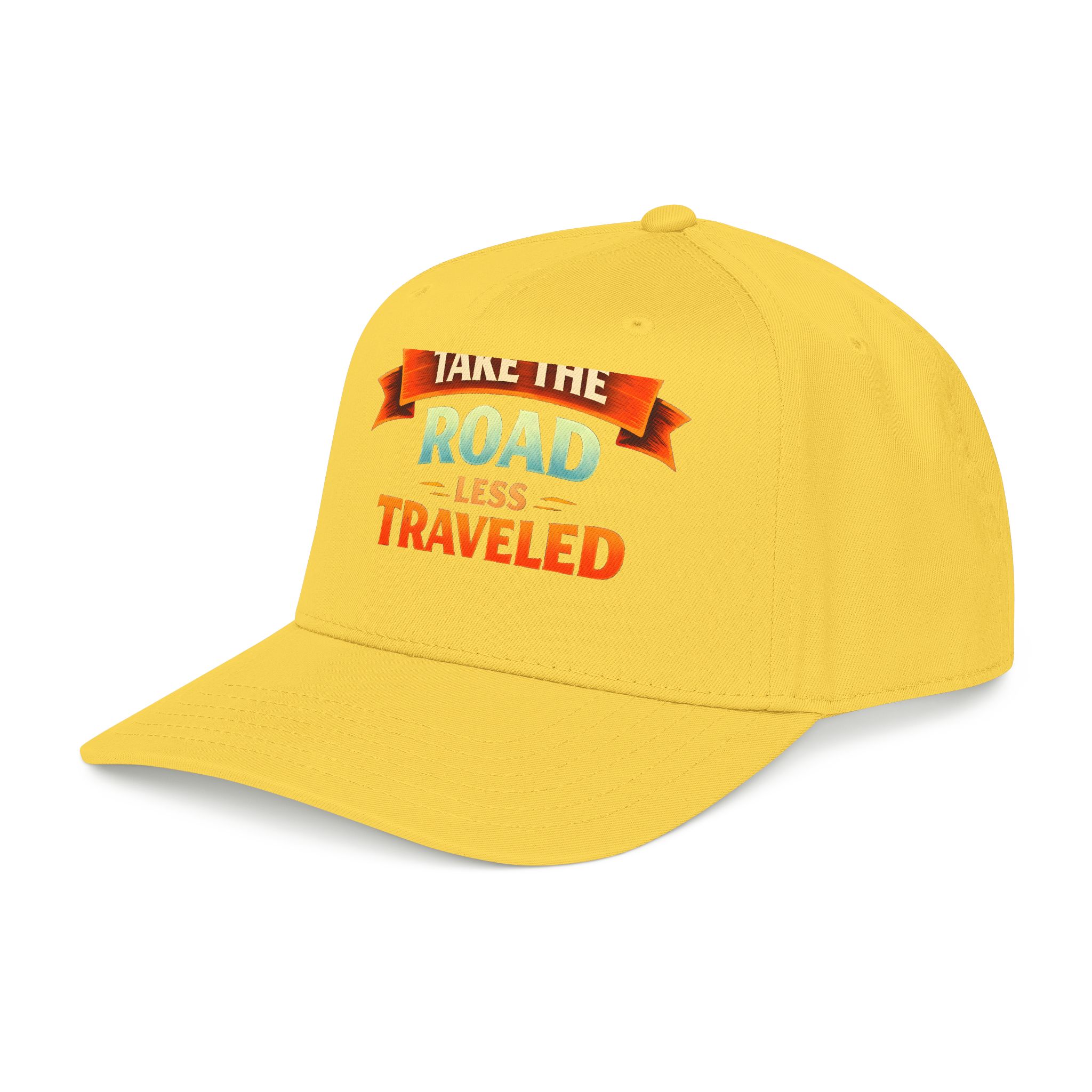 Baseball Cap - "Take The Road Less Traveled" Design Scenic-Line