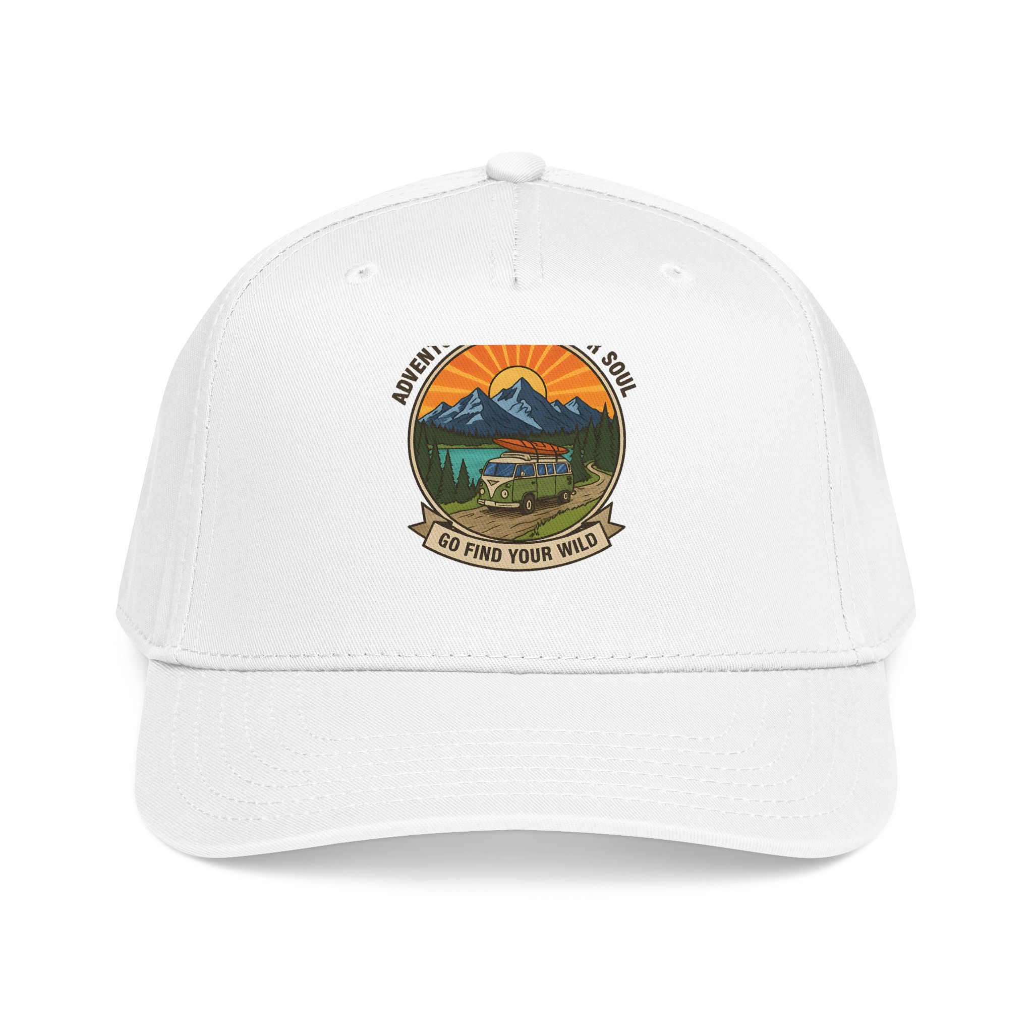 Baseball Cap — "Go Find Your Wild" Outdoor Patch