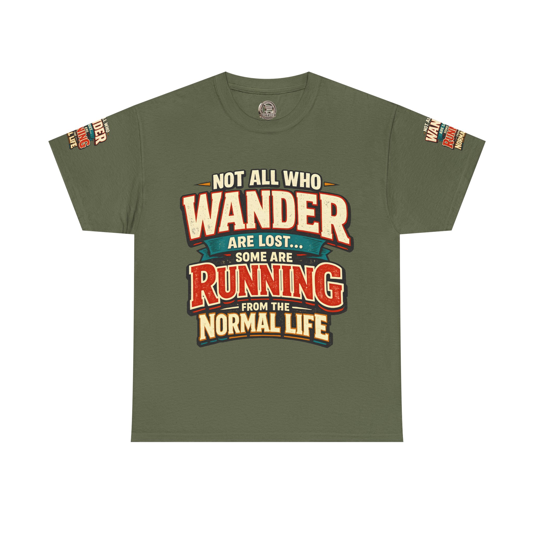 10257007999088221260_2048.jpeg Unisex Heavy Cotton Tee — "Not All Who Wander Are Lost" Design F**K-Line