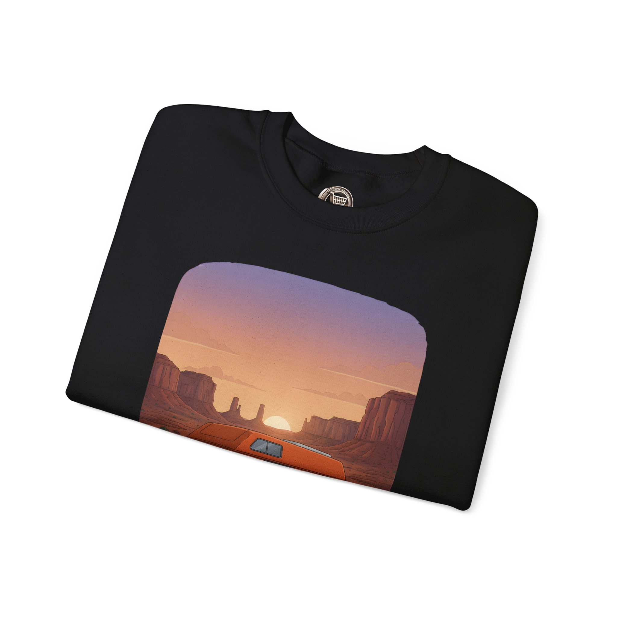 10258629804842860525_2048.jpeg Unisex Heavy Blend™ Crewneck Sweatshirt — "Roam Where You Are Rooted" Design Sitcom-Line