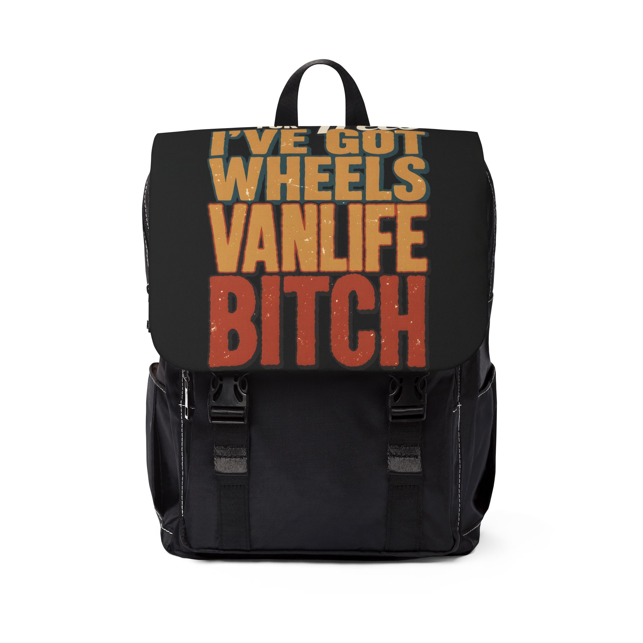 Unisex Casual Shoulder Backpack — "Roots Are For Trees" Design F**K-Line