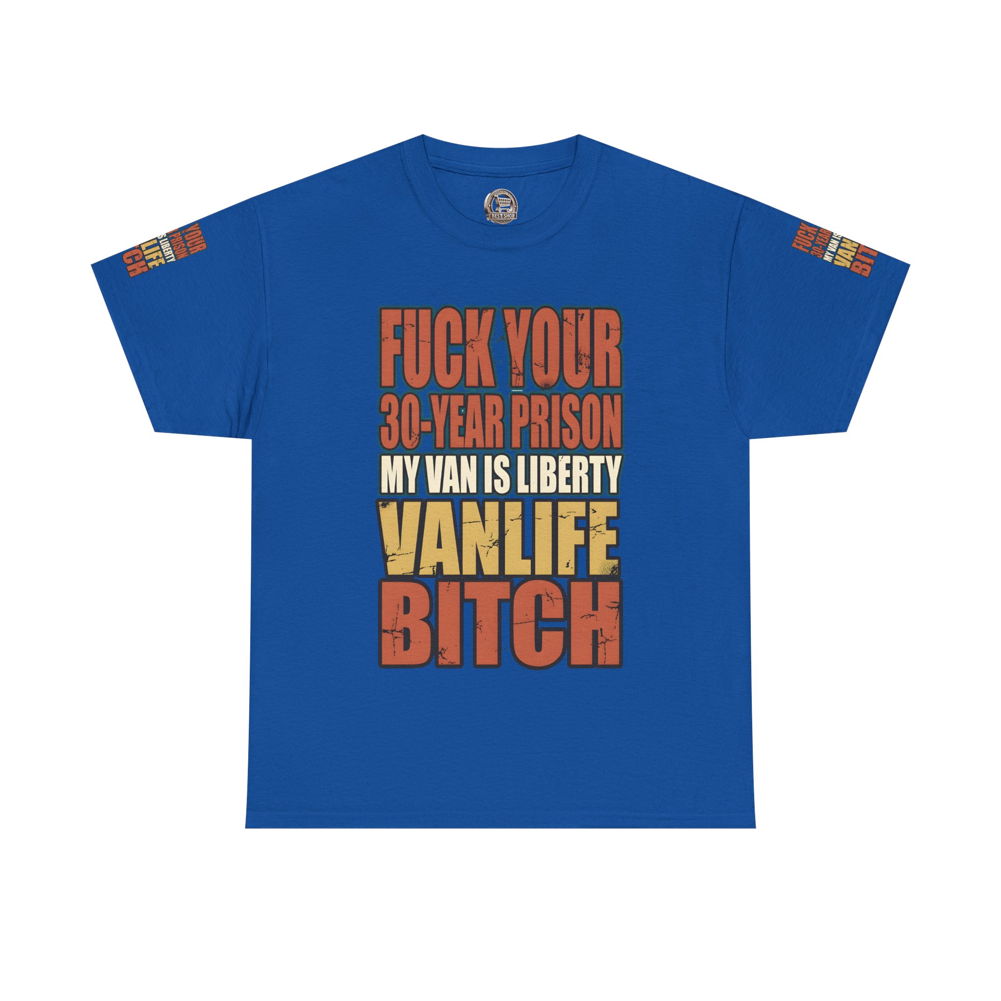 Unisex Heavy Cotton Tee — "Fuck Your 30 Year" Design F**K-Line