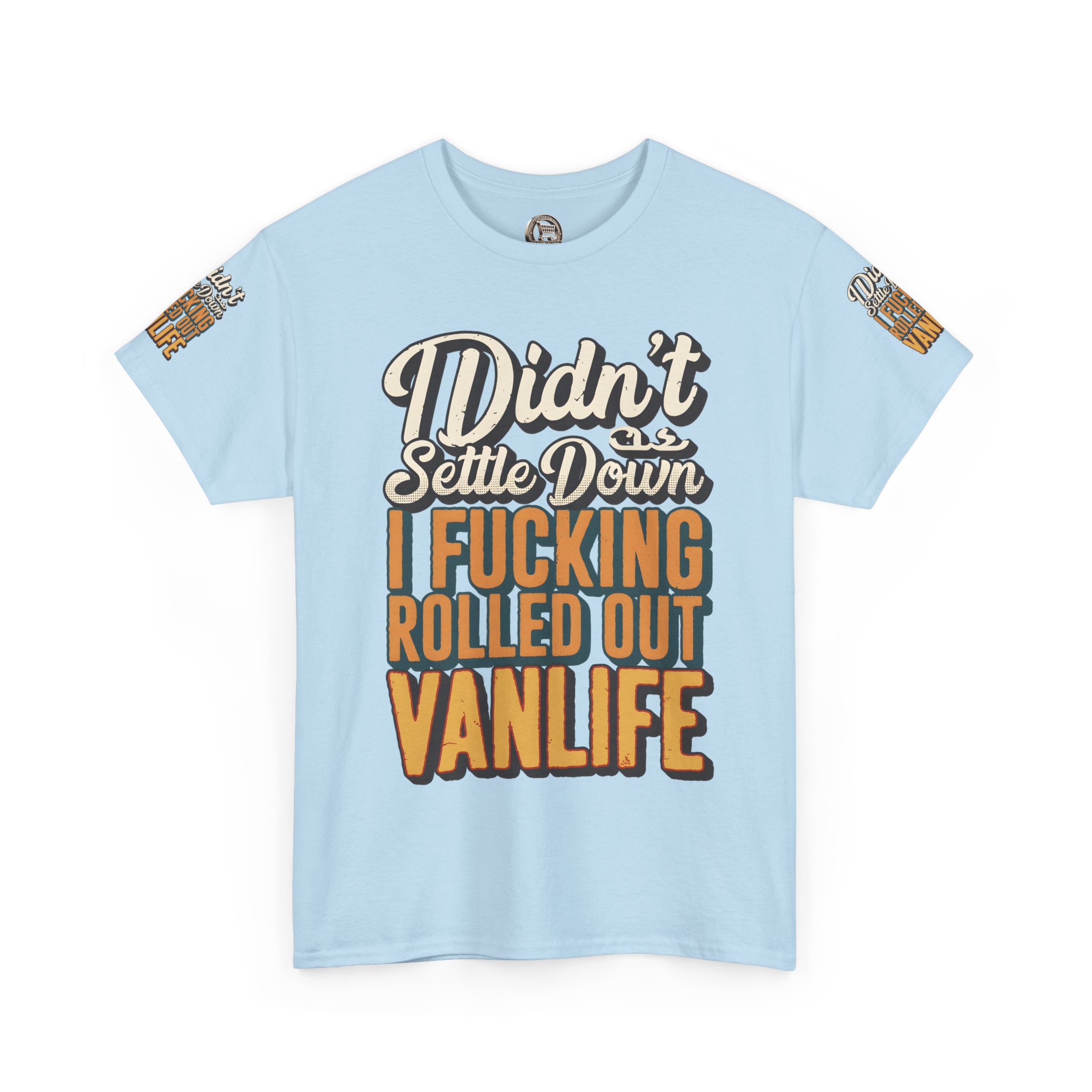 1027840506219029954_2048.jpeg Unisex Heavy Cotton Tee — "Dind´t Settle Down" Design F**K-Line