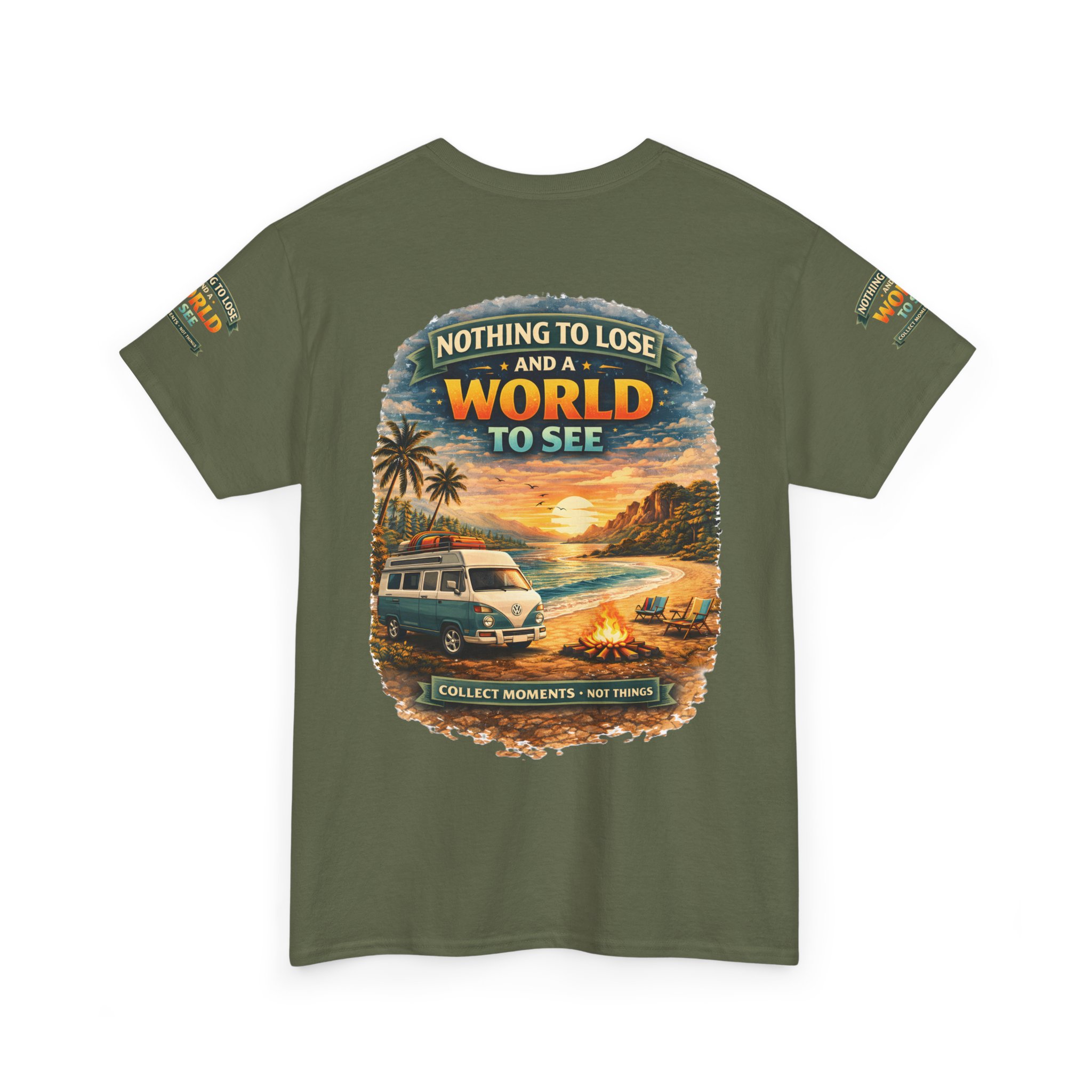 10322321877094613610_2048.jpeg Unisex Heavy Cotton Tee — "Nothing To Lose " Design Scenic-Line