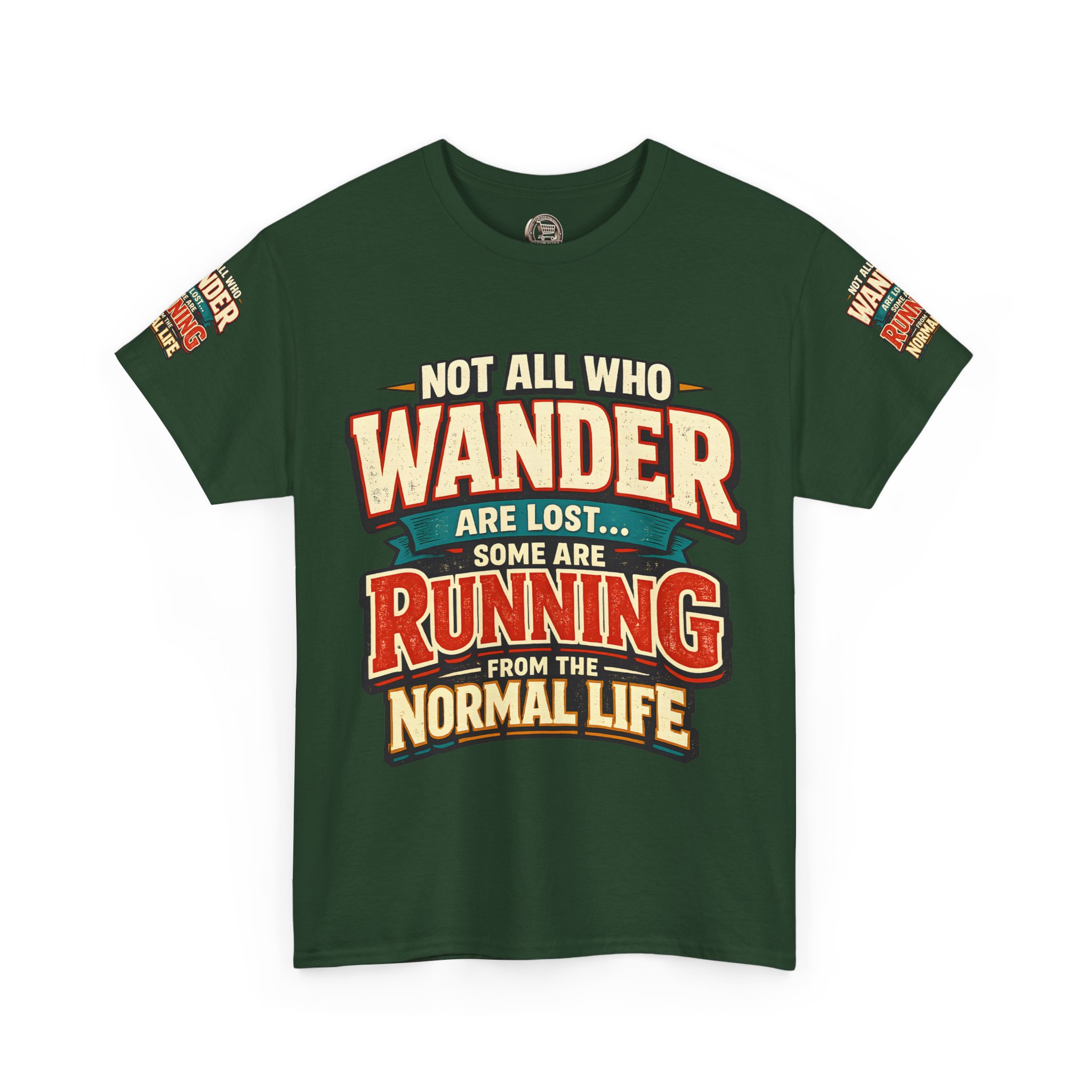 10332508878381342083_2048.jpeg Unisex Heavy Cotton Tee — "Not All Who Wander Are Lost" Design F**K-Line