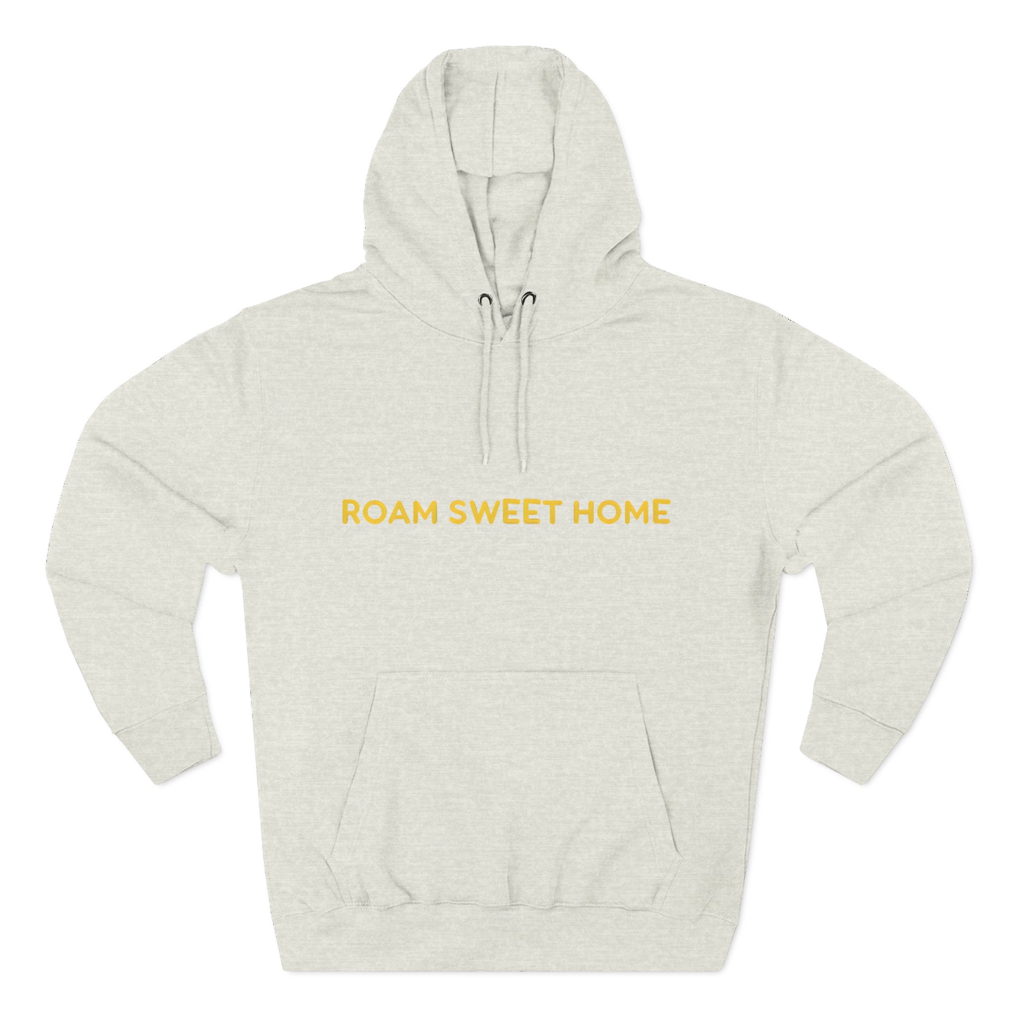 Three-Panel Fleece Hoodie - "Roam Sweet Home" Design Sitcom-Line