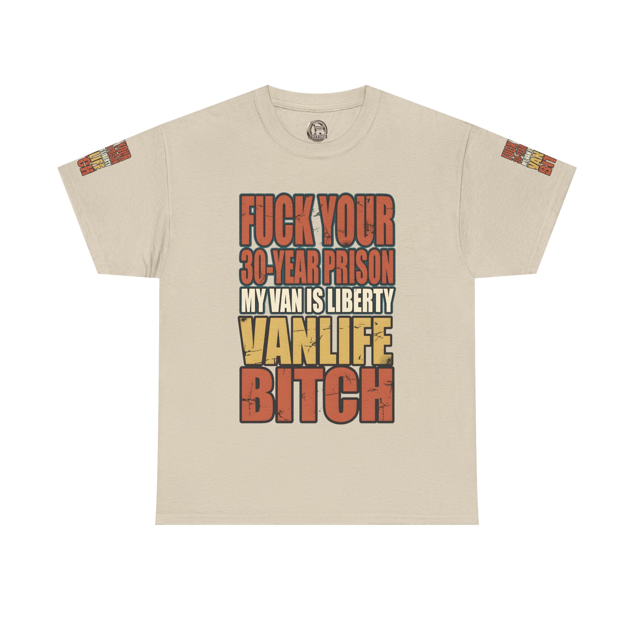 Unisex Heavy Cotton Tee — "Fuck Your 30 Year" Design F**K-Line