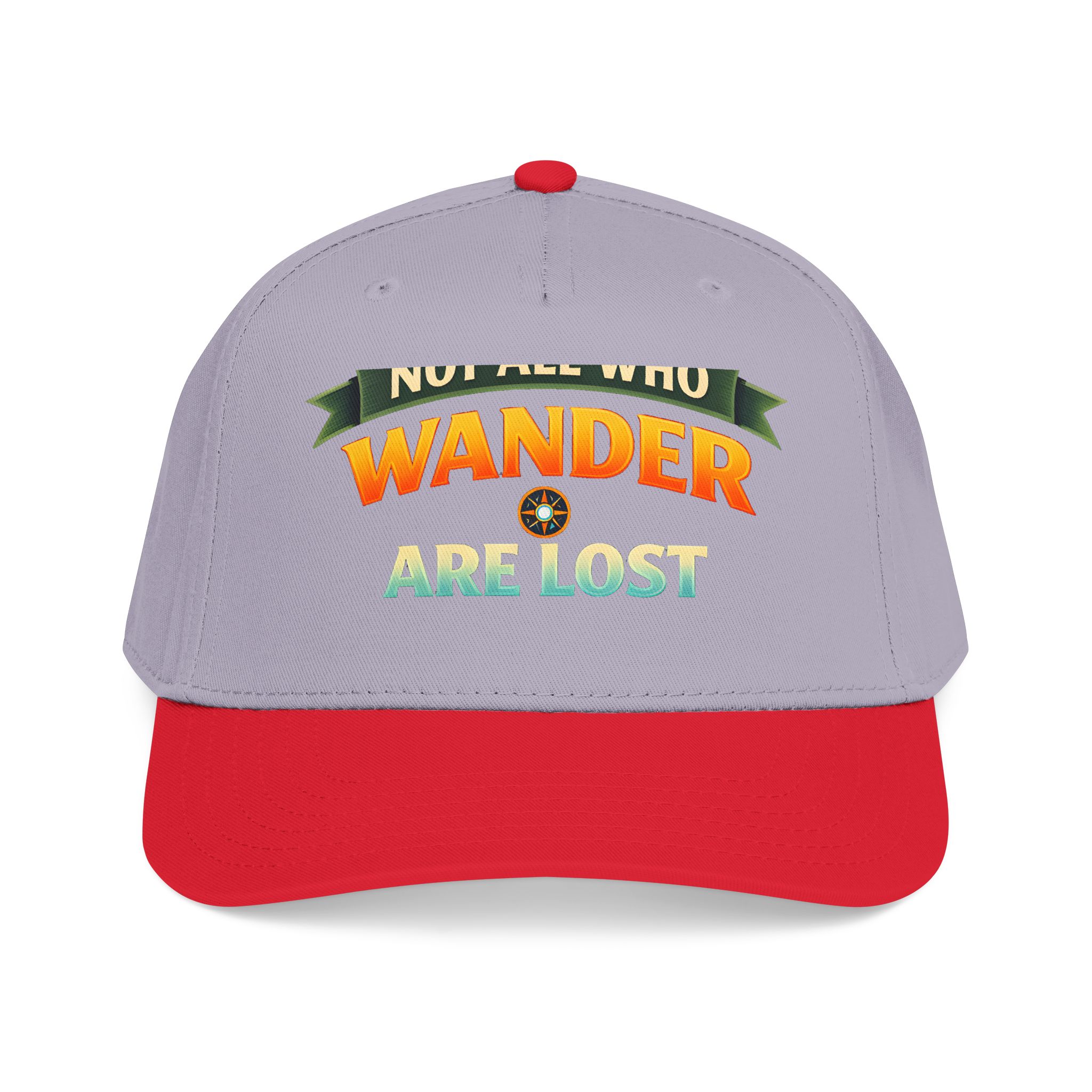 Baseball Cap - "Not All Who Wander Are Lost" Design Scenic-Line
