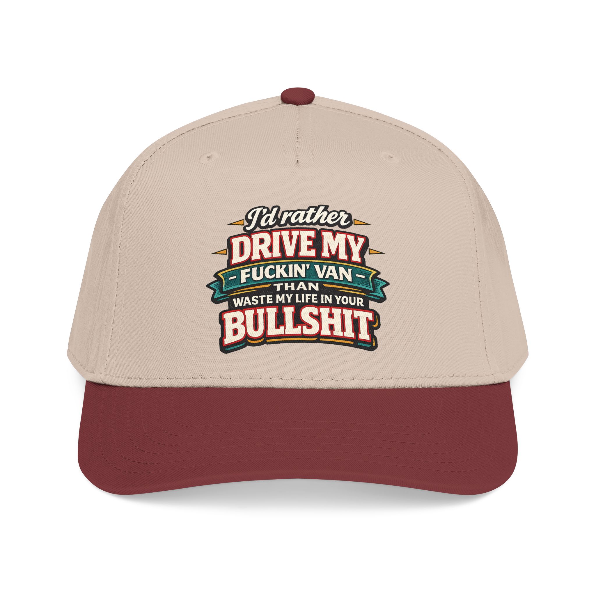 Baseball Cap - "I´d Rather Drive My Fucking Van" Design F**K-Line