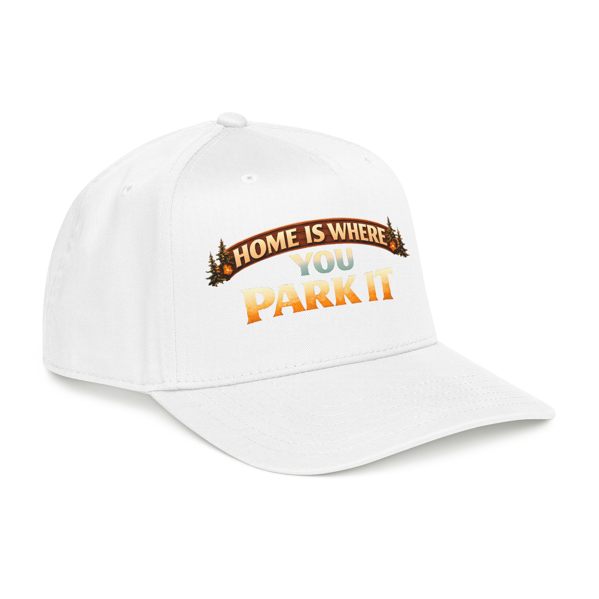 Baseball Cap - "Home Is Where You Park It" Design Scenic-Line