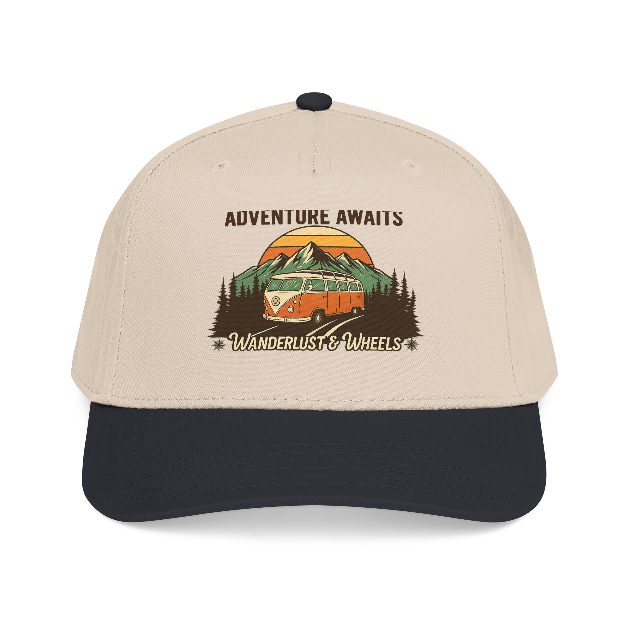Baseball Cap - "Home Is Where You Adventure Awaits" Mid Profile Baseball Cap