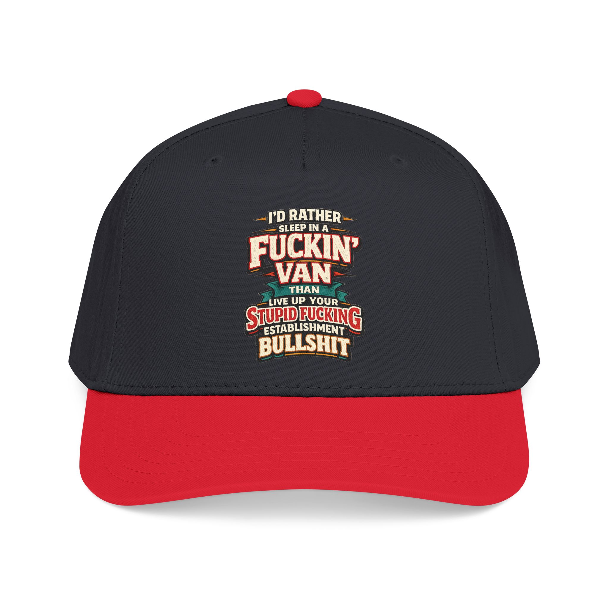 Baseball Cap - "I´d Rather Sleep in A Fucking Van" Design F**K-Line