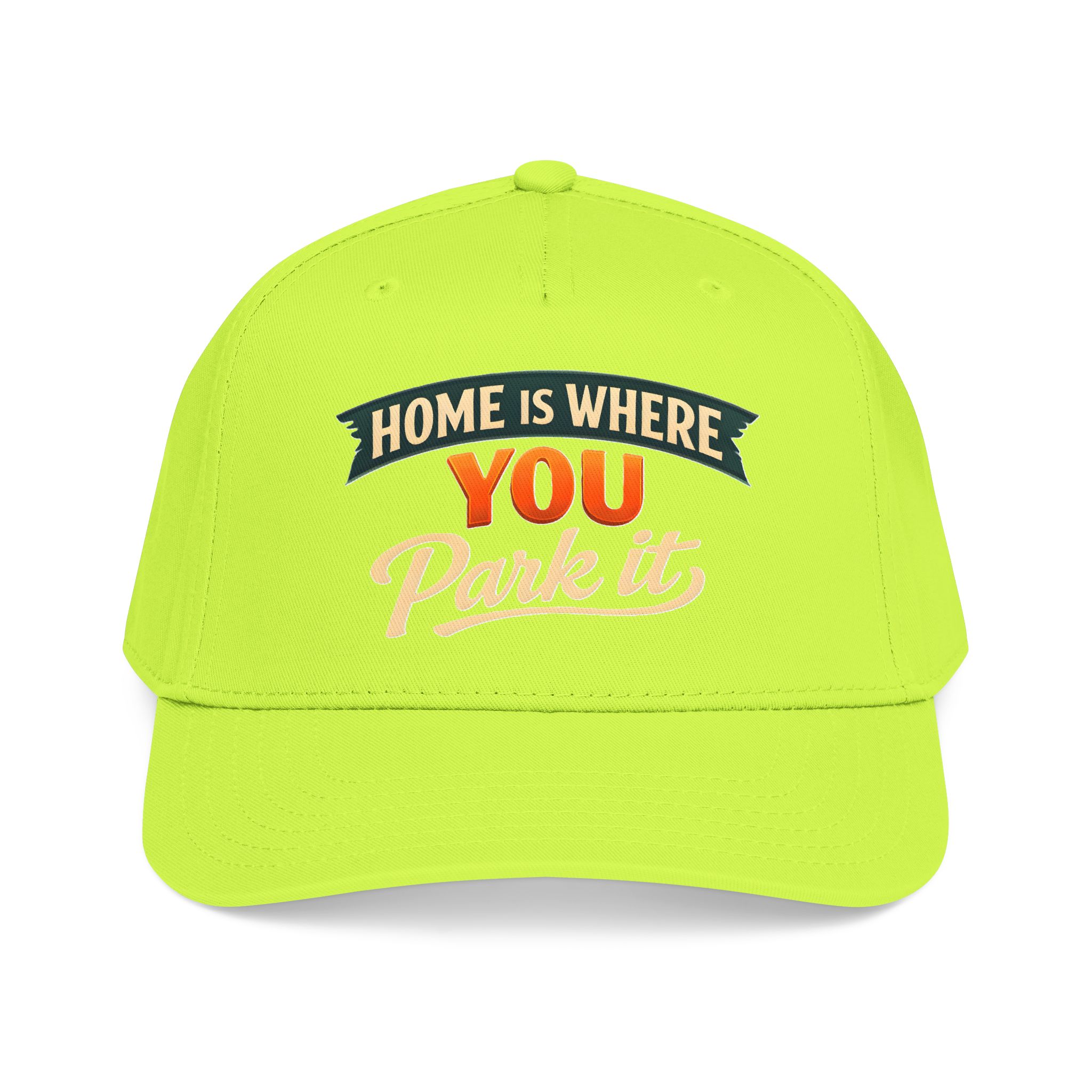 Baseball Cap - "Home Is where You Park It" Design Scenic-Line