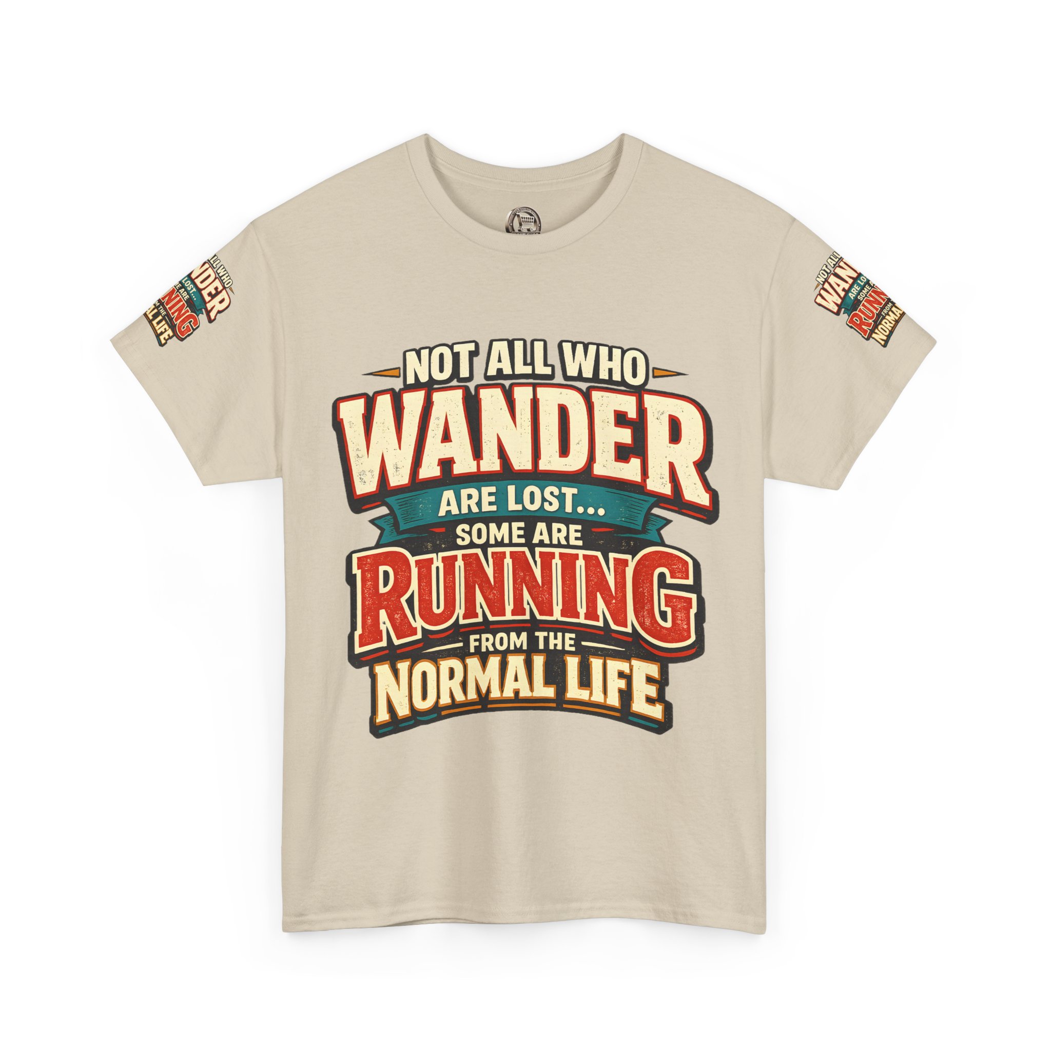 10398435903500109188_2048.jpeg Unisex Heavy Cotton Tee — "Not All Who Wander Are Lost" Design F**K-Line