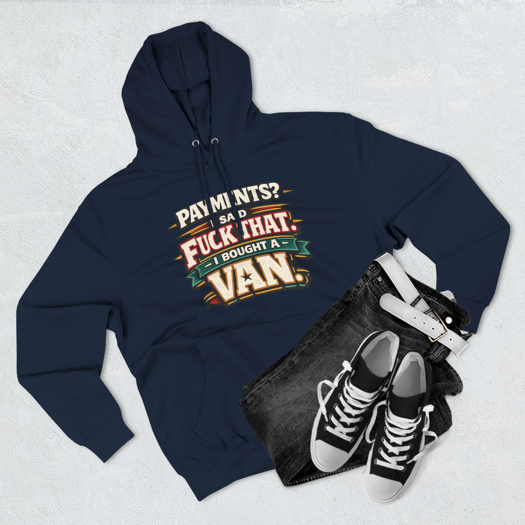 10410116245100170064_2048.jpeg Three-Panel Fleece Hoodie - "Payments?I Said" Design F**K-Line