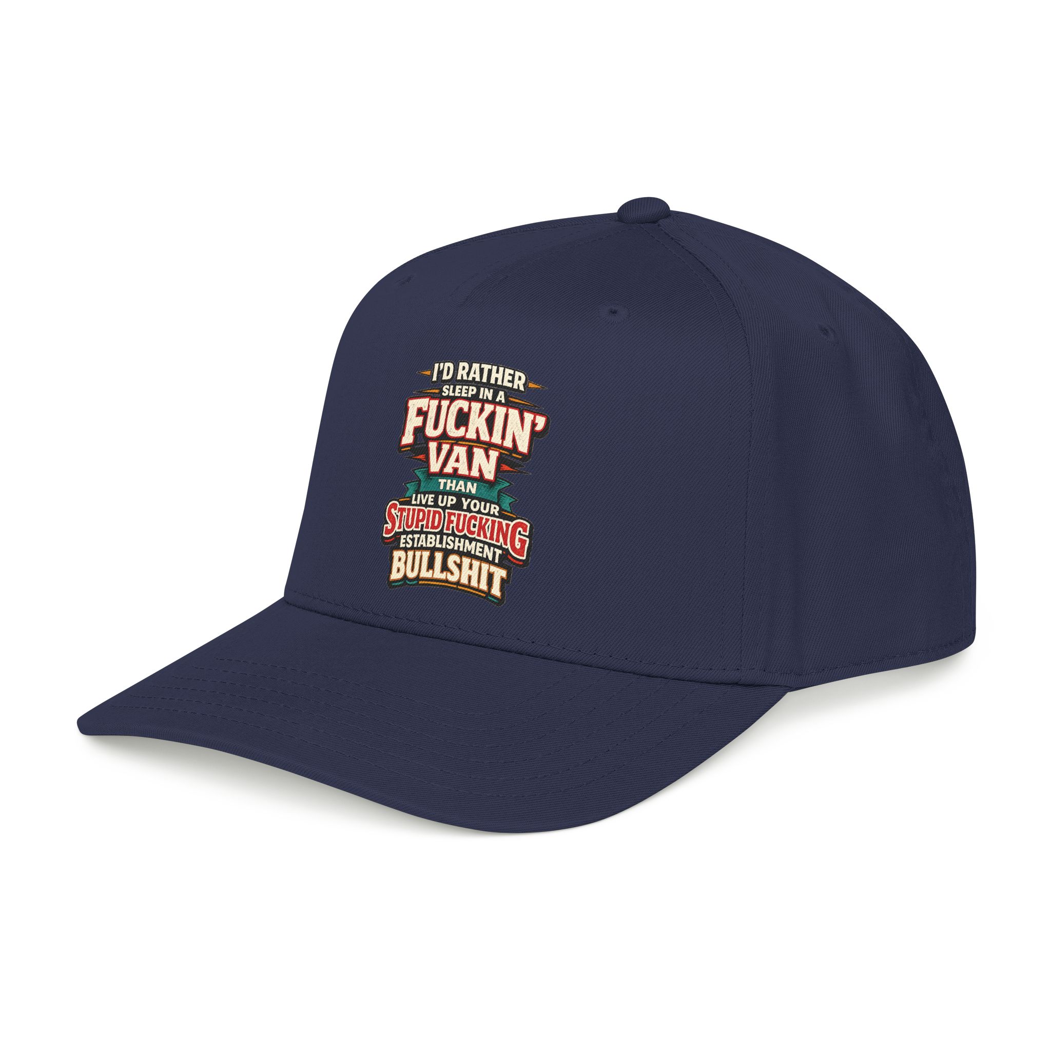 Baseball Cap - "I´d Rather Sleep in A Fucking Van" Design F**K-Line