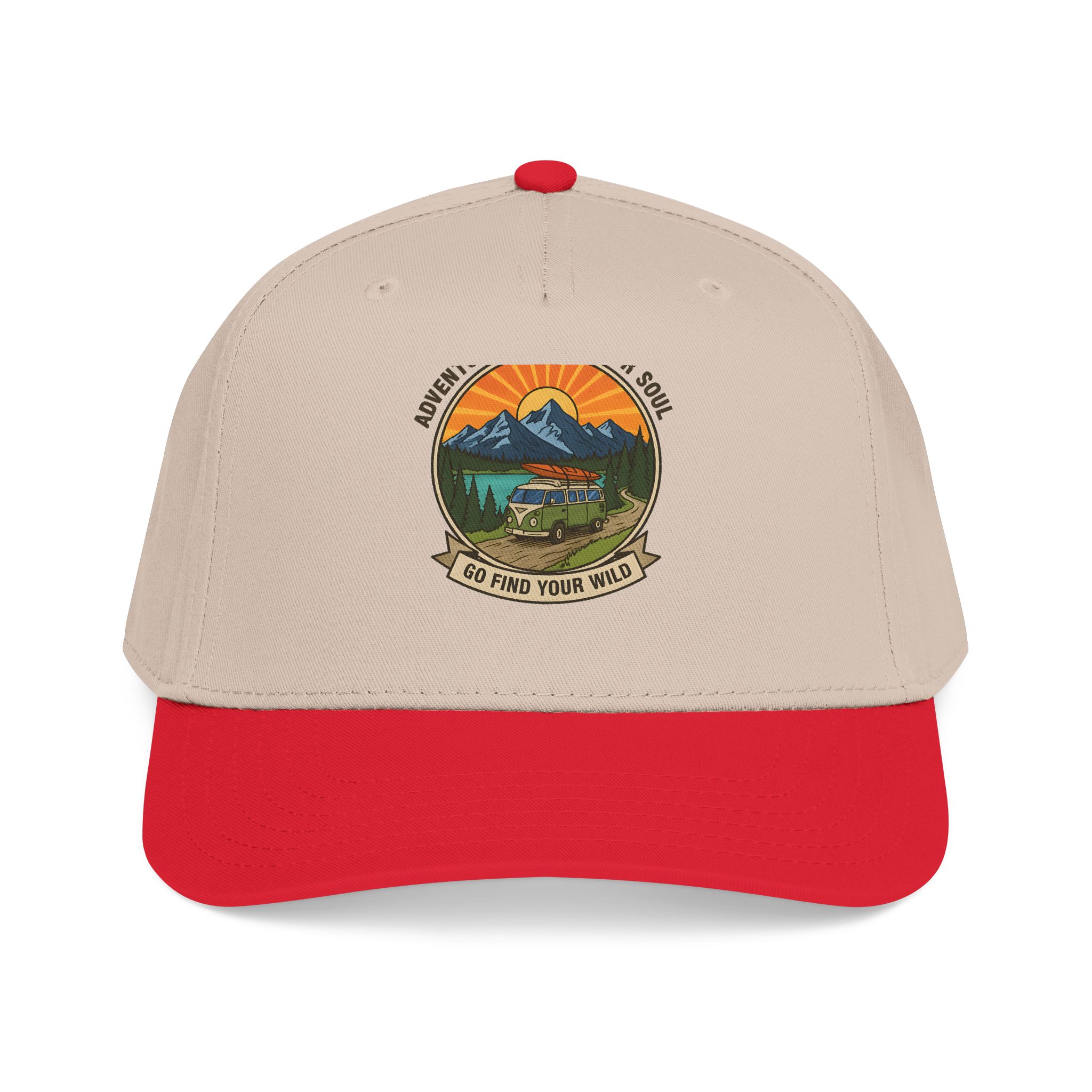 Baseball Cap — "Go Find Your Wild" Outdoor Patch