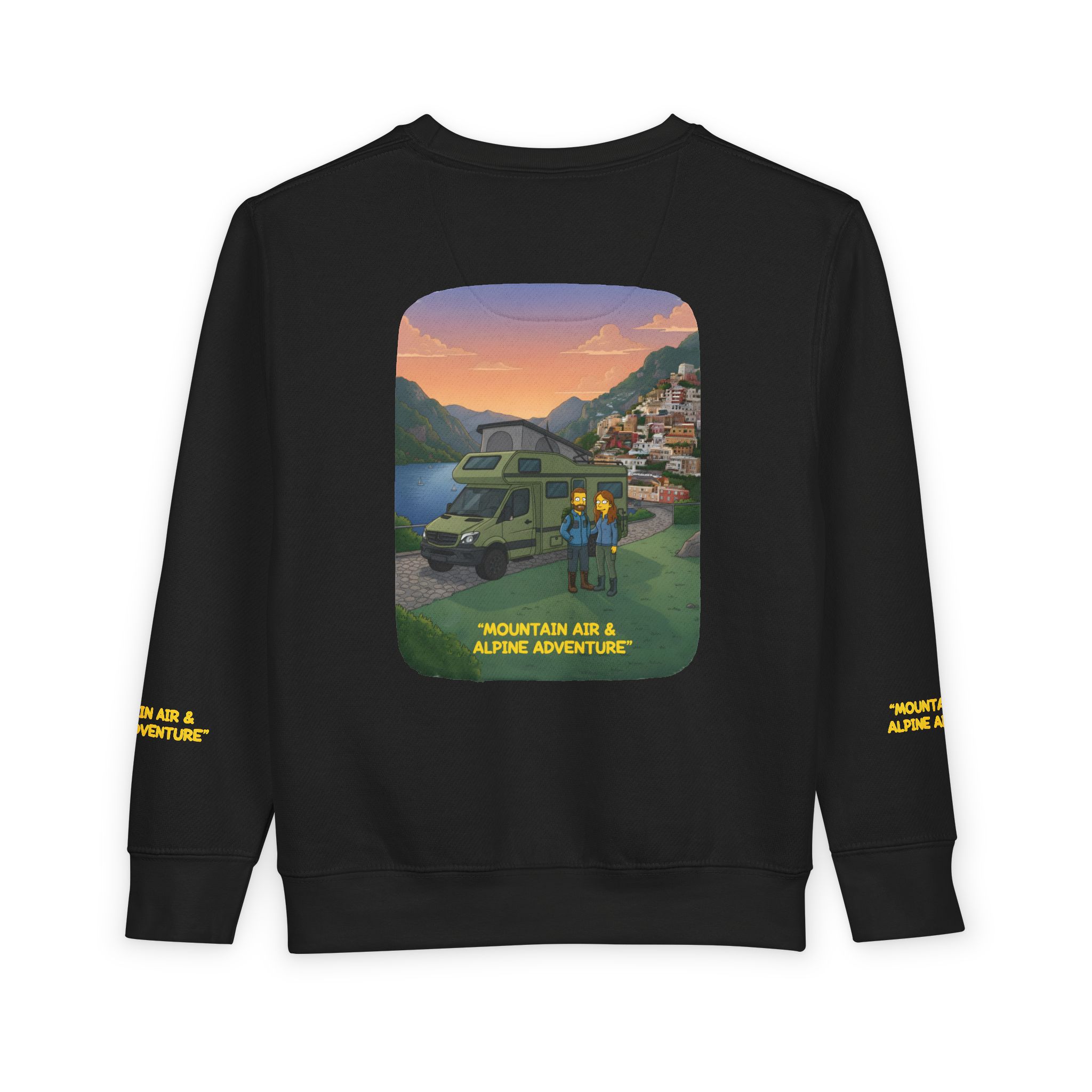Toddler Sweatshirt - "Mountain Air And Alpine Adventure" (Design Sitcom-Line)