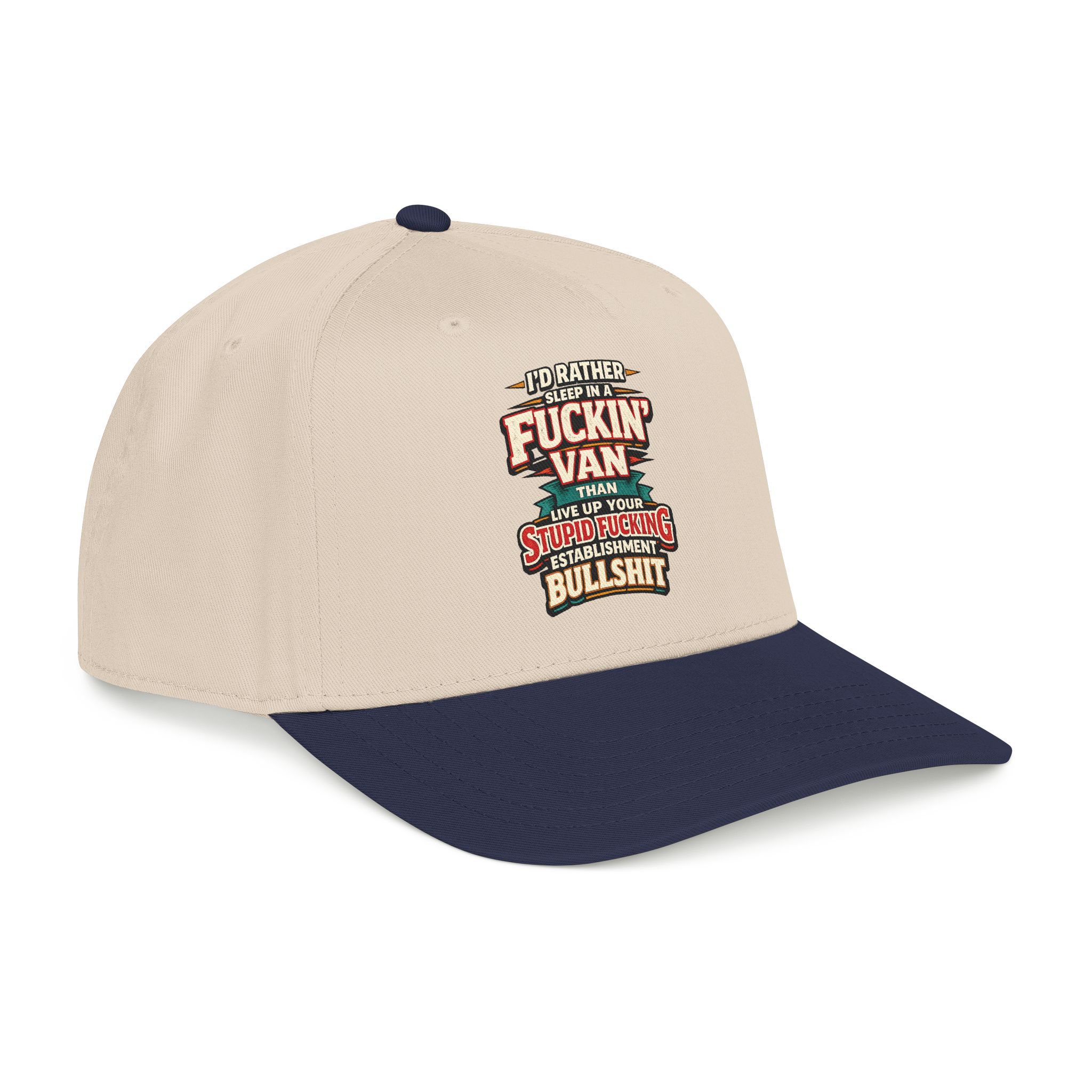 Baseball Cap - "I´d Rather Sleep in A Fucking Van" Design F**K-Line