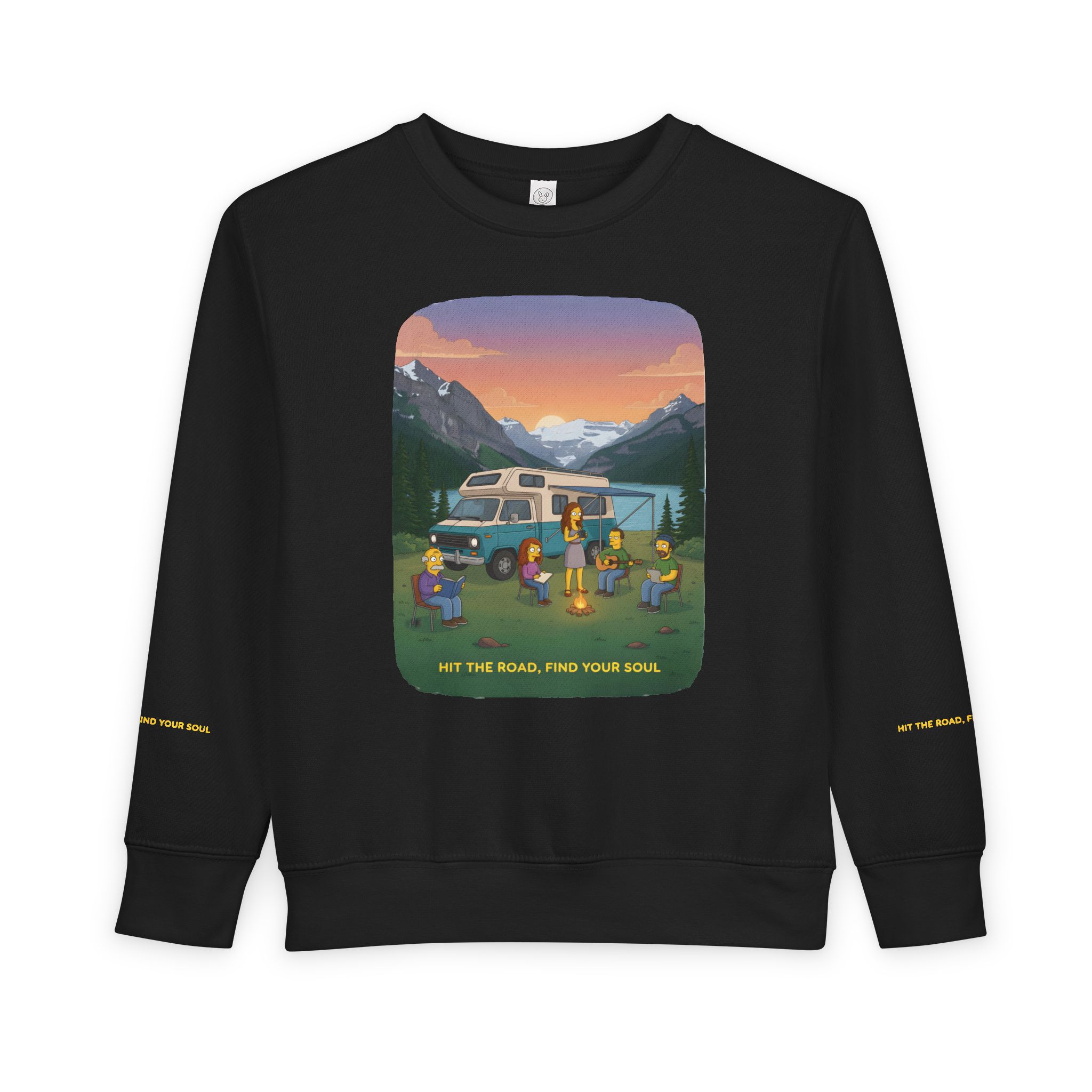 Toddler Sweatshirt - "Hit The Road-Find Your Soul" (Design Sitcom-Line)