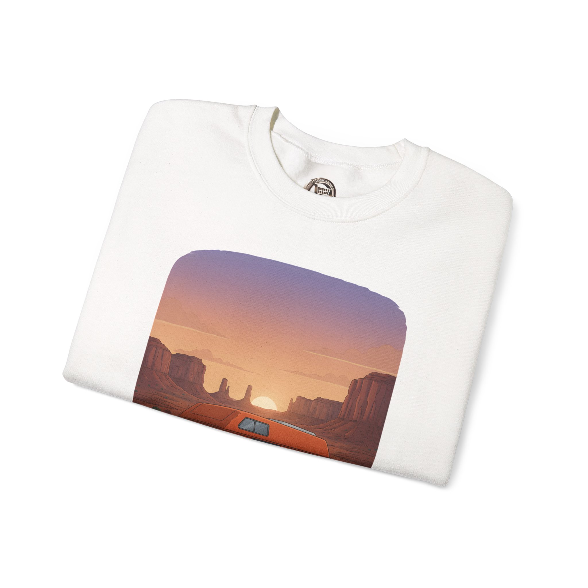 10505873059859357019_2048.jpeg Unisex Heavy Blend™ Crewneck Sweatshirt — "Roam Where You Are Rooted" Design Sitcom-Line