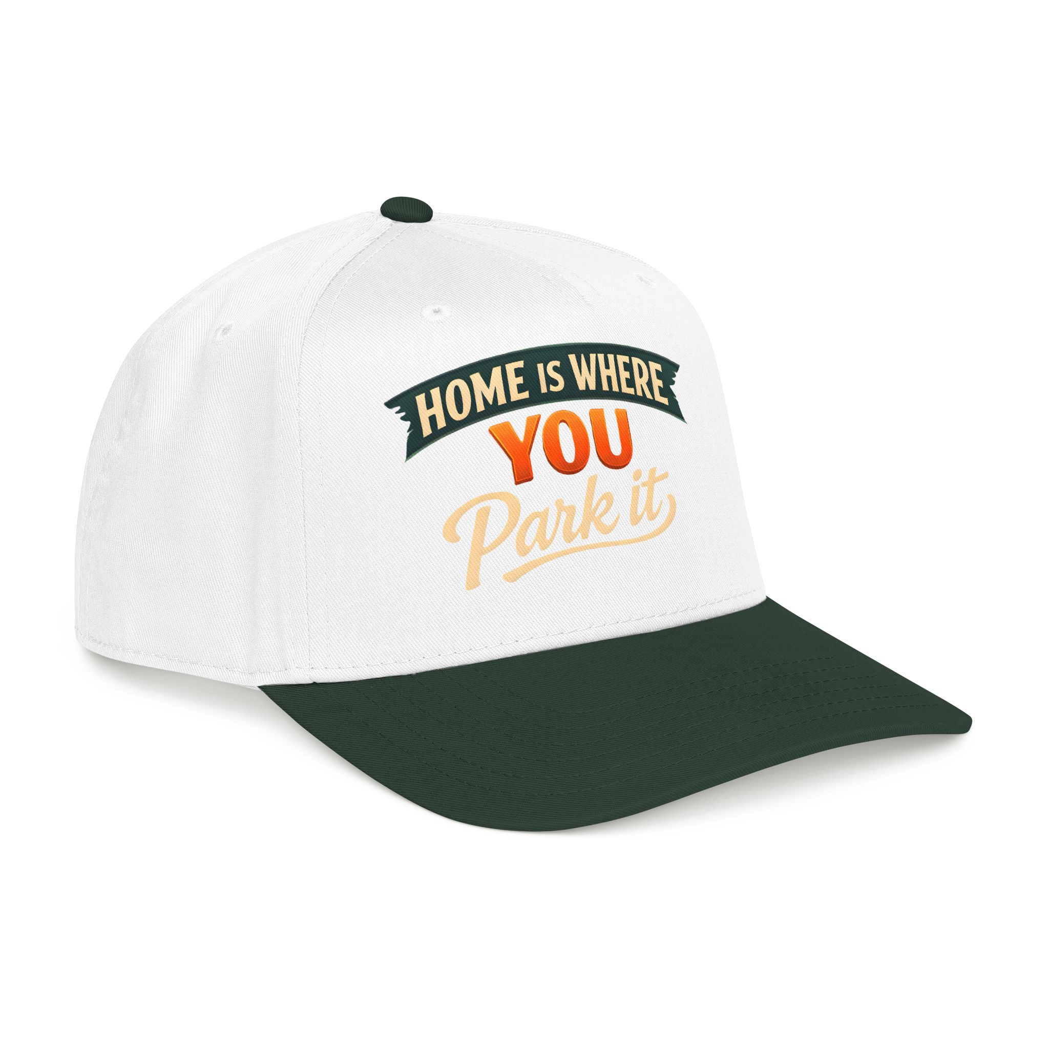 Baseball Cap - "Home Is where You Park It" Design Scenic-Line