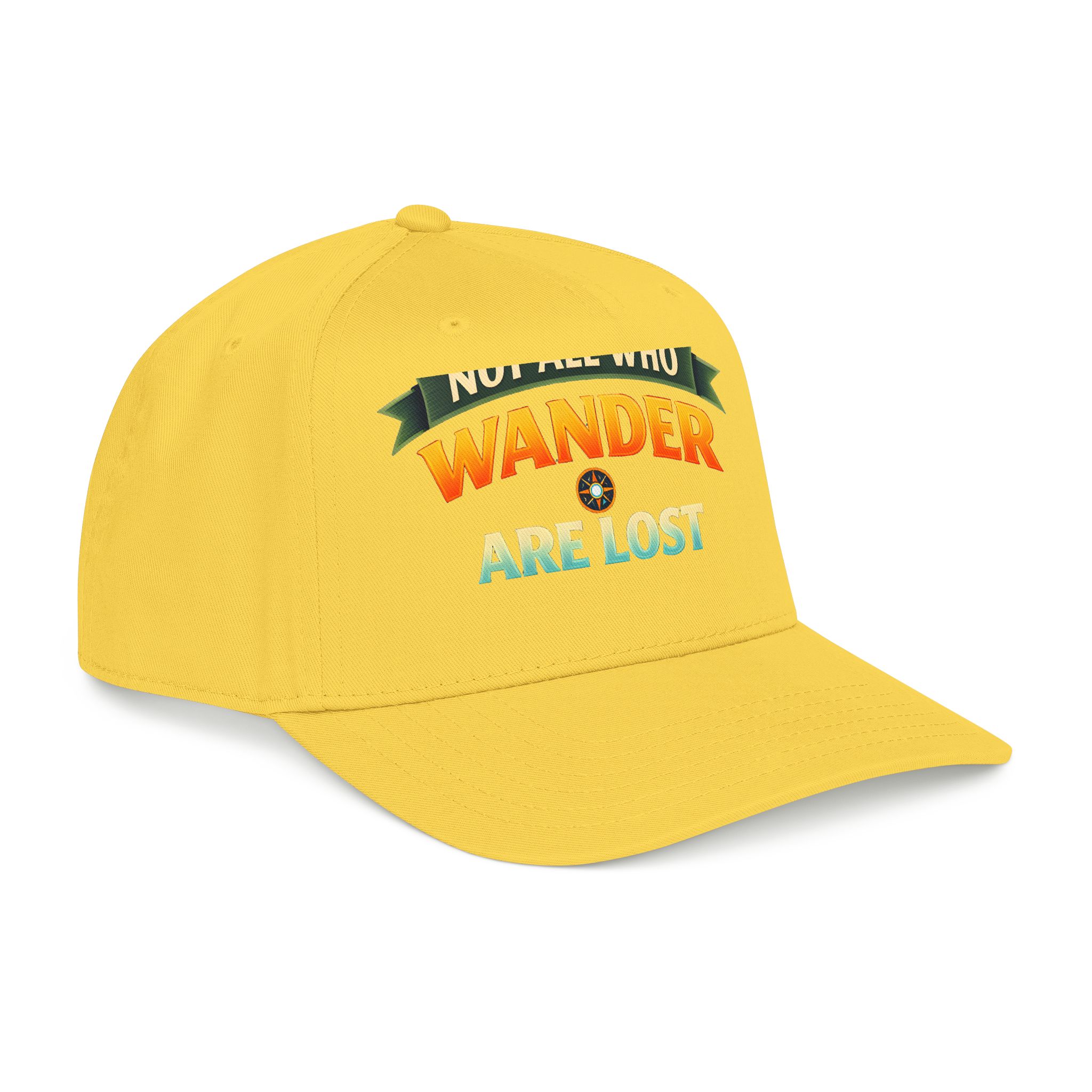 Baseball Cap - "Not All Who Wander Are Lost" Design Scenic-Line